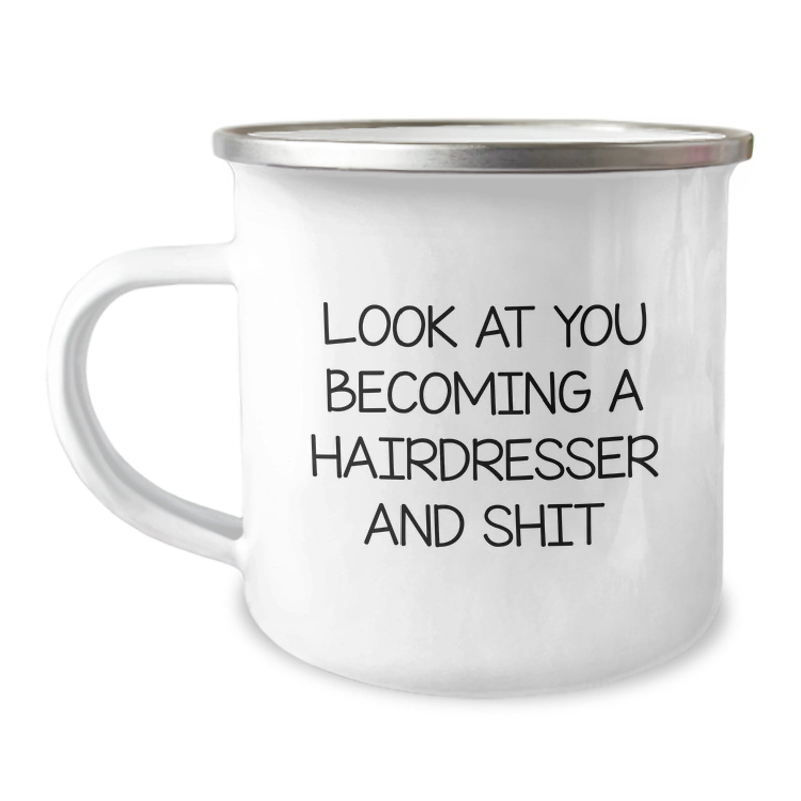 Birthday Gift Hairdresser Camping Mug Present for Her - Image 1