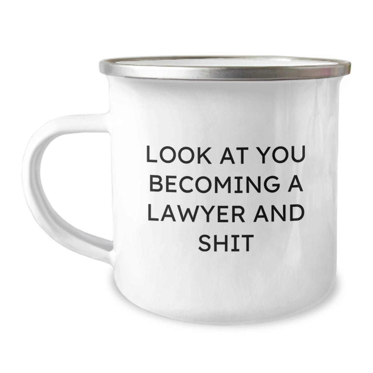 Lawyer Gift for Him A Humorous Keepsake Camping Mug - Image 1