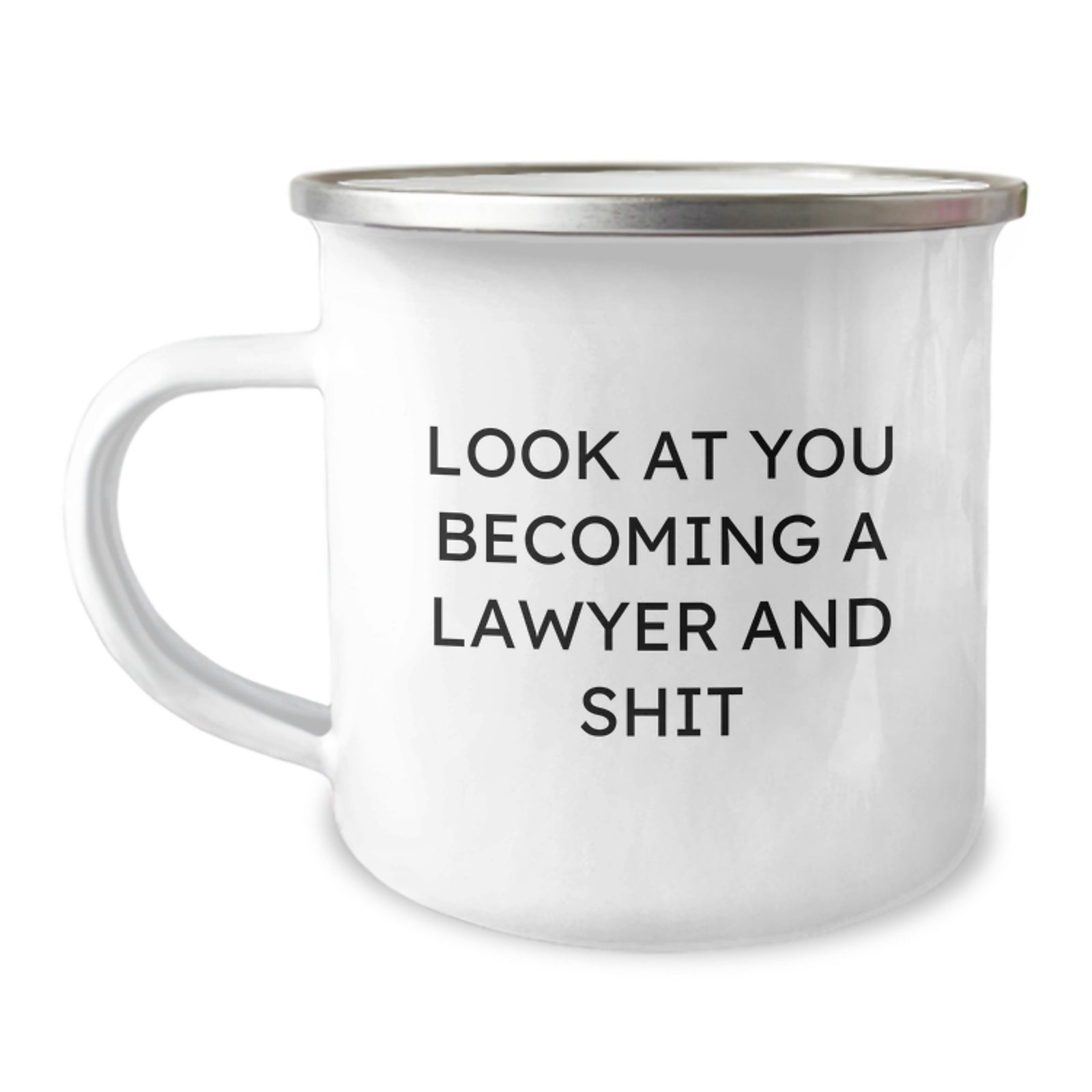 Lawyer Gift for Him A Humorous Keepsake Camping Mug - Image 1