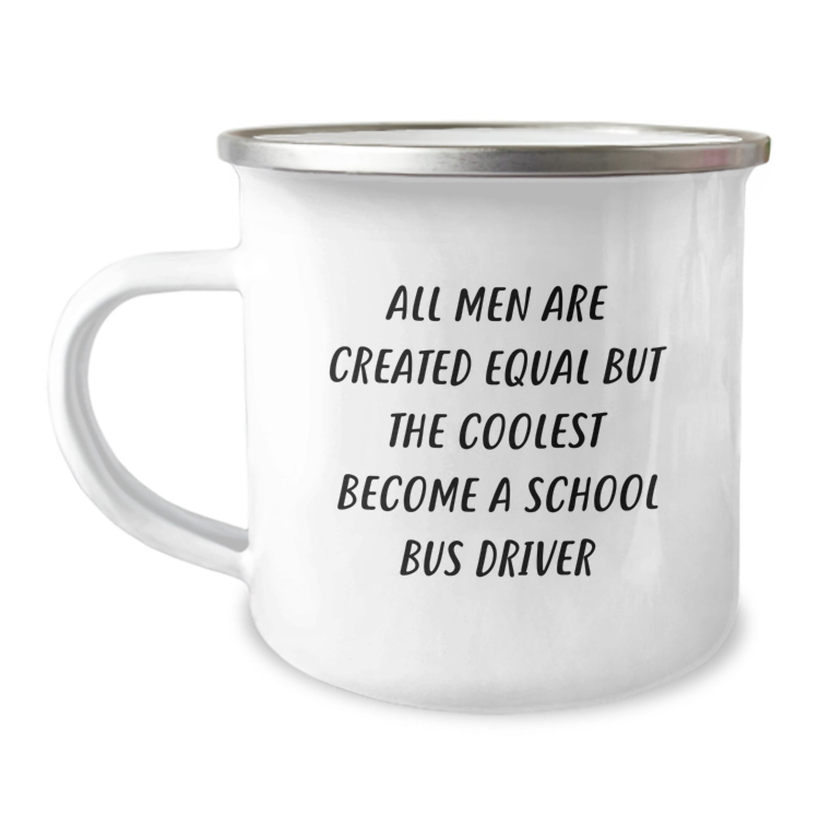 Funny School Bus Driver Gifts for Men, Unique Camping Mug for School Bus Driver Lover, Christmas Unique Gifts from Friends to School Bus Driver - Image 1