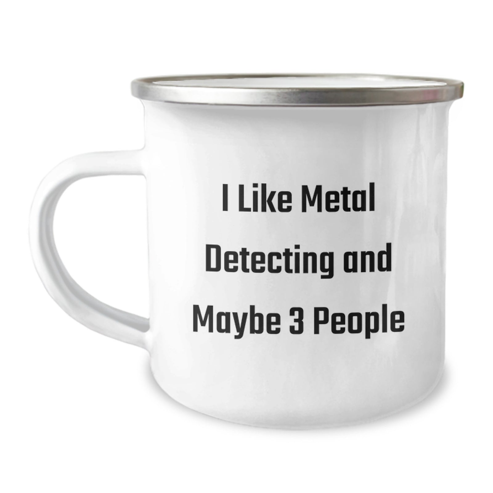 Funny Metal Detecting Gifts for Metal Detecting Enthusiasts - Gifts from Friends for Valentine's Unique Camping Mugs, I Like Metal Detecting And Maybe 3 People - Image 1