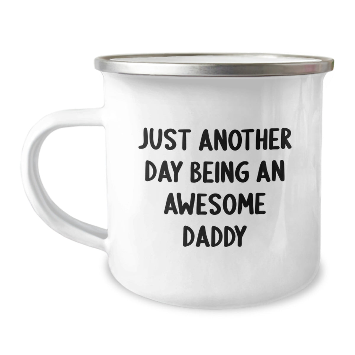 Funny Daddy Gifts from Men - Unique Camping Mugs for Dads on Mother's Day - Just Another Day Being An Awesome Daddy - Image 1