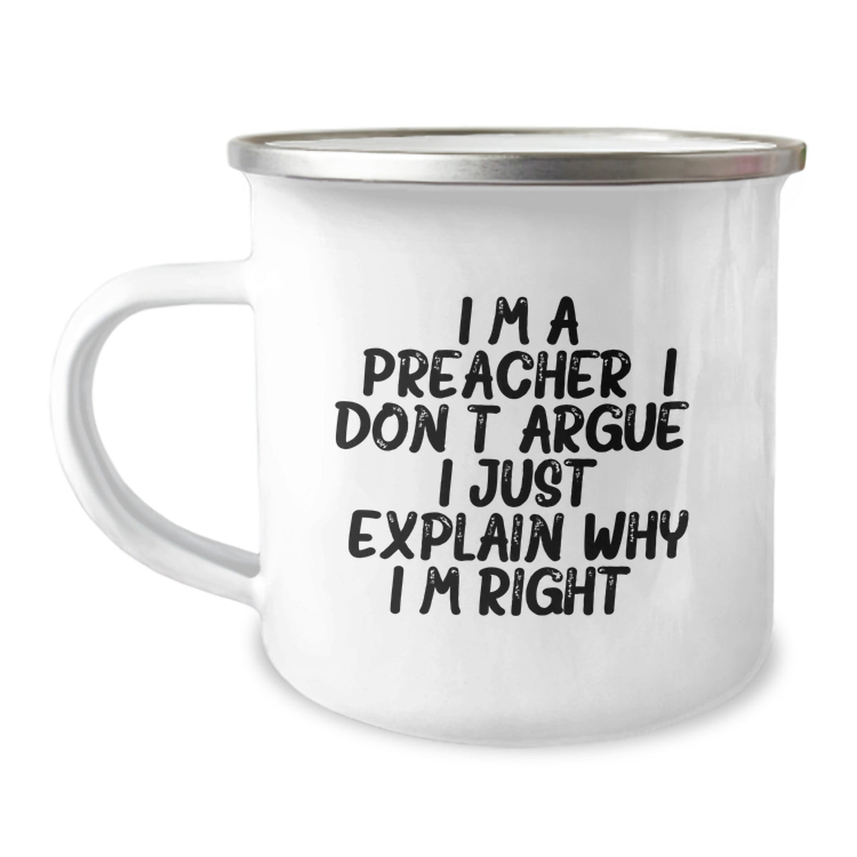 Preacher Camping Mug Companion for a Best Friend Birthday Gift - Image 1
