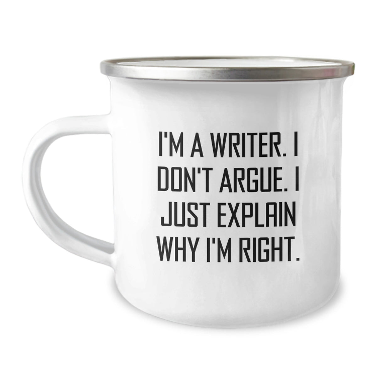 Writer Keepsake Camping Mug for Him Christmas Gift – Boldly Explained - Image 1