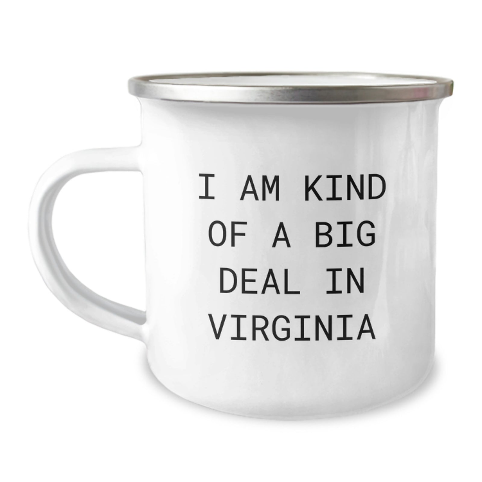 Funny Virginia Camping Mug, Unique Gifts from Men to Friends in Virginia, Perfect for Christmas - Image 1
