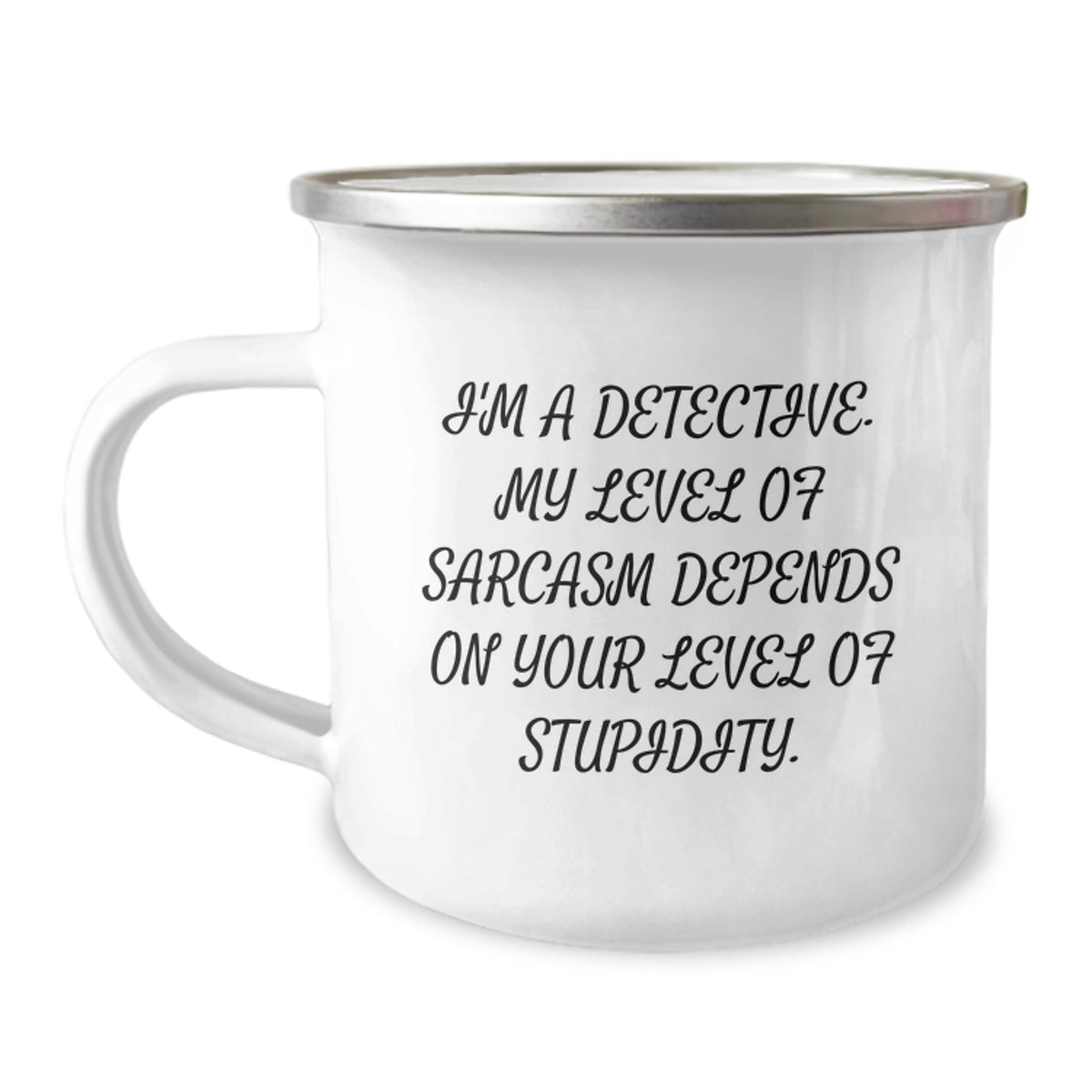 Gifts from Men, Funny Detective Quote, Valentine's Unique Gifts for Detective Friends - Image 1
