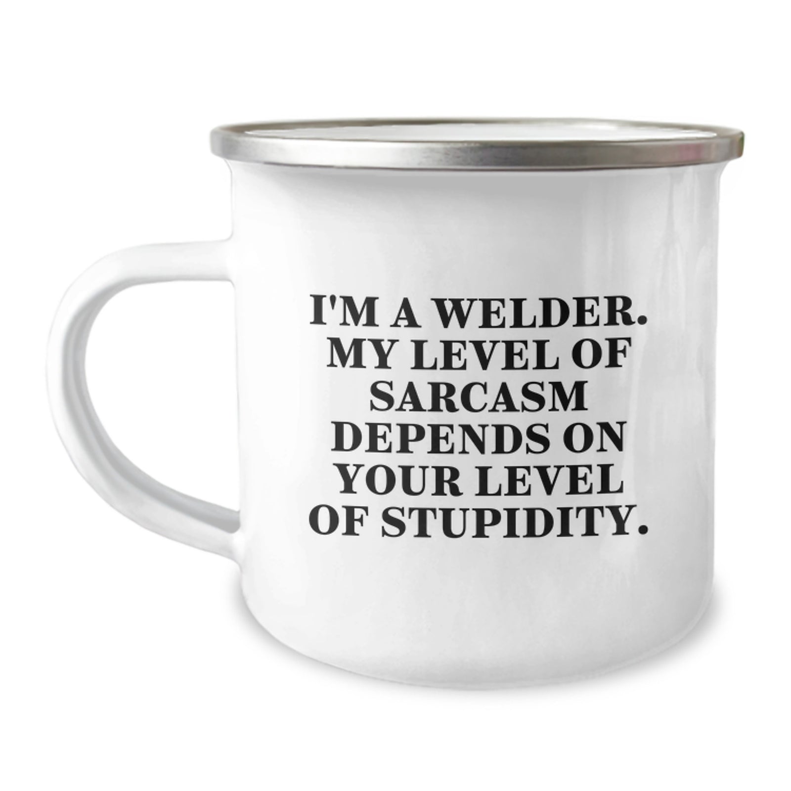 Funny Welder Gifts for Men from Friends - I'm A Welder, My Level Of Sarcasm Depends On Your Level Of Stupidity Graduation Unique Mugs for Welders - Image 1