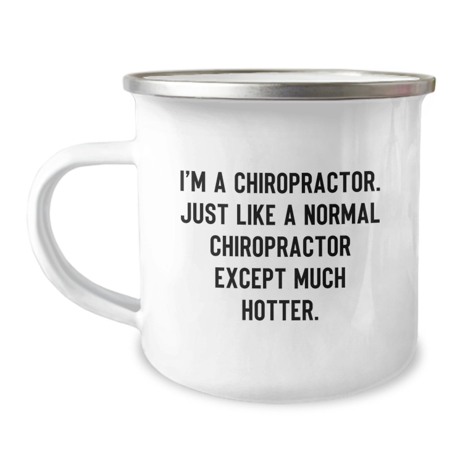Funny Chiropractor Gifts from Men, Unique Valentine's Gifts for Chiropractor, Chiropractor Camping Mug - Image 1
