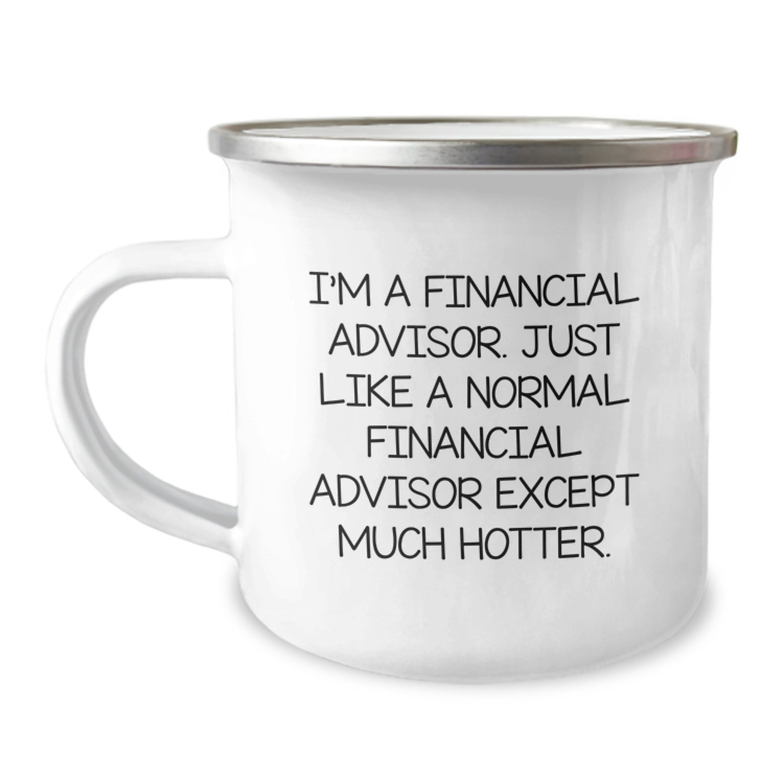Funny Financial Advisor Gifts for Men from Coworkers - Christmas Unique Camping Mug - Image 1