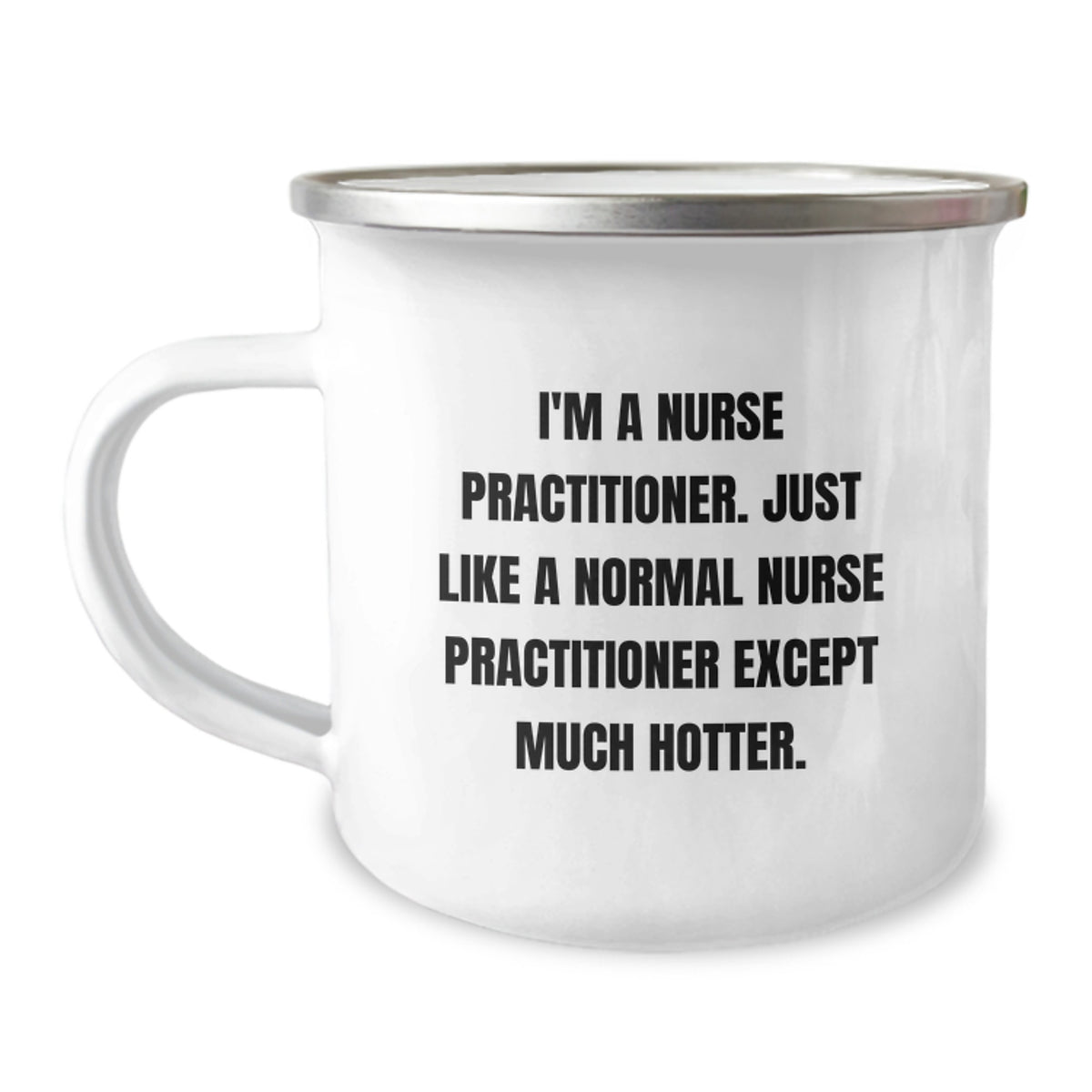 Funny Nurse Practitioner Gifts for Graduation, Camping Mug for Men or Women Friends Coworkers Family - Image 1