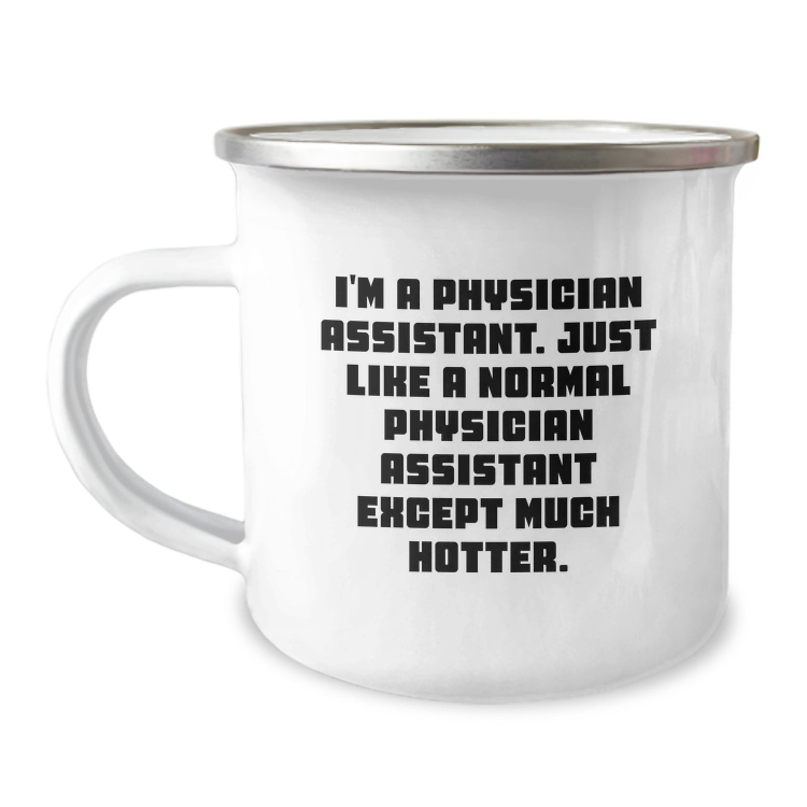 Funny Physician Assistant Camping Mug Gifts from Friends and Family for Graduation Unique Present - Image 1