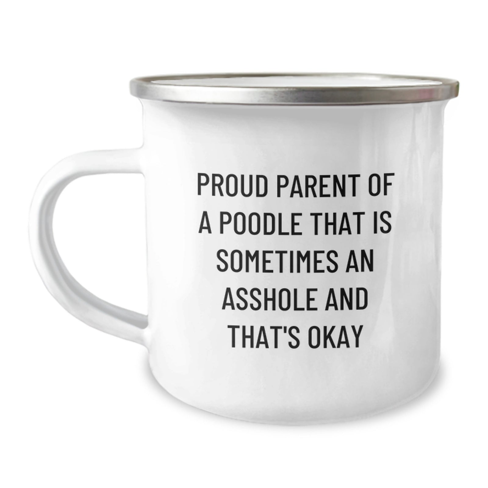 Poodle Dog Parent Gifts - Funny Camping Mug for Proud Parents of Poodles - Gifts from Friends for Birthday Unique Fun - Image 1