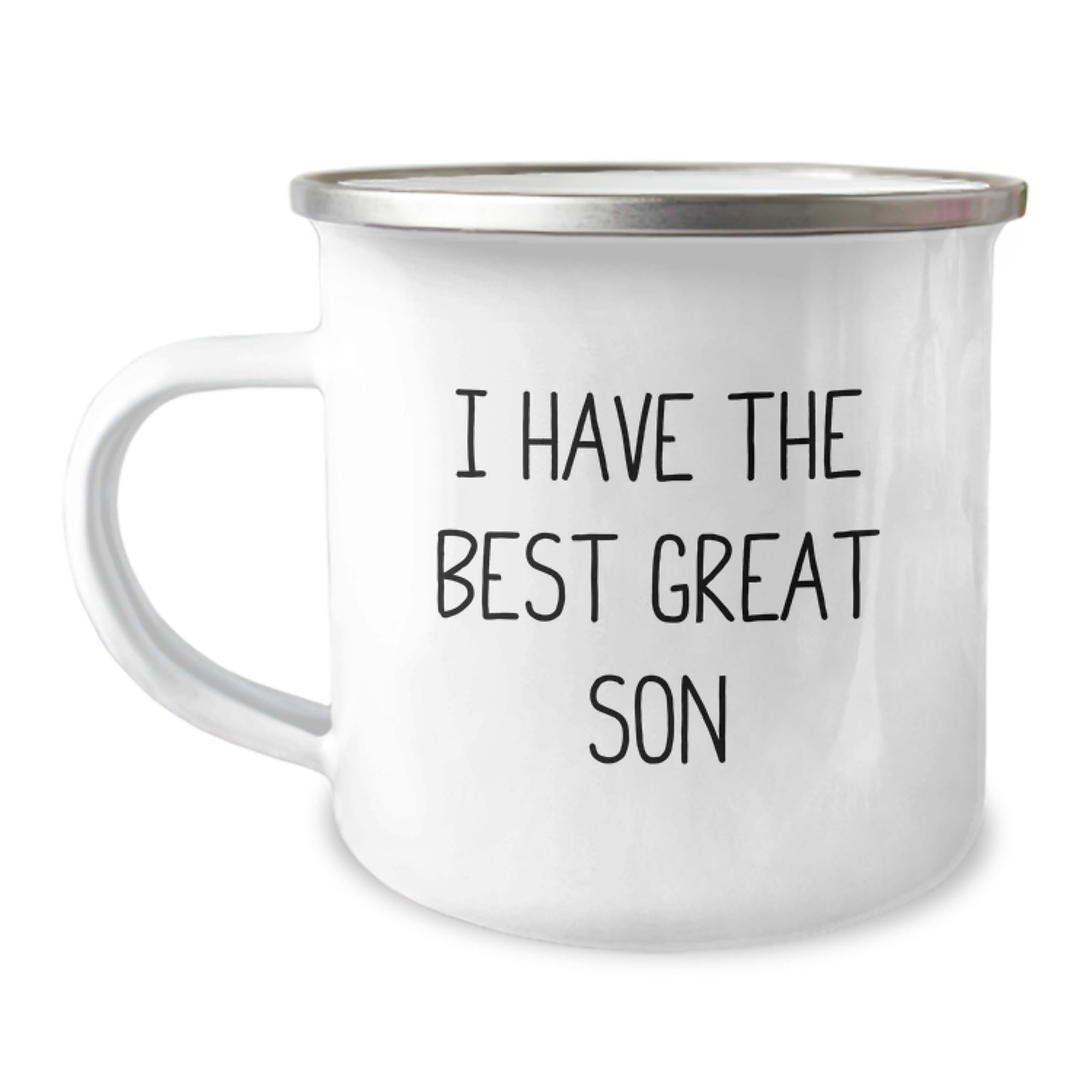 Funny Son Gifts, Unique Camping Mug, Gifts from Mom to Son, I Have The Best Great Son, Christmas Unique Gifts - Image 1