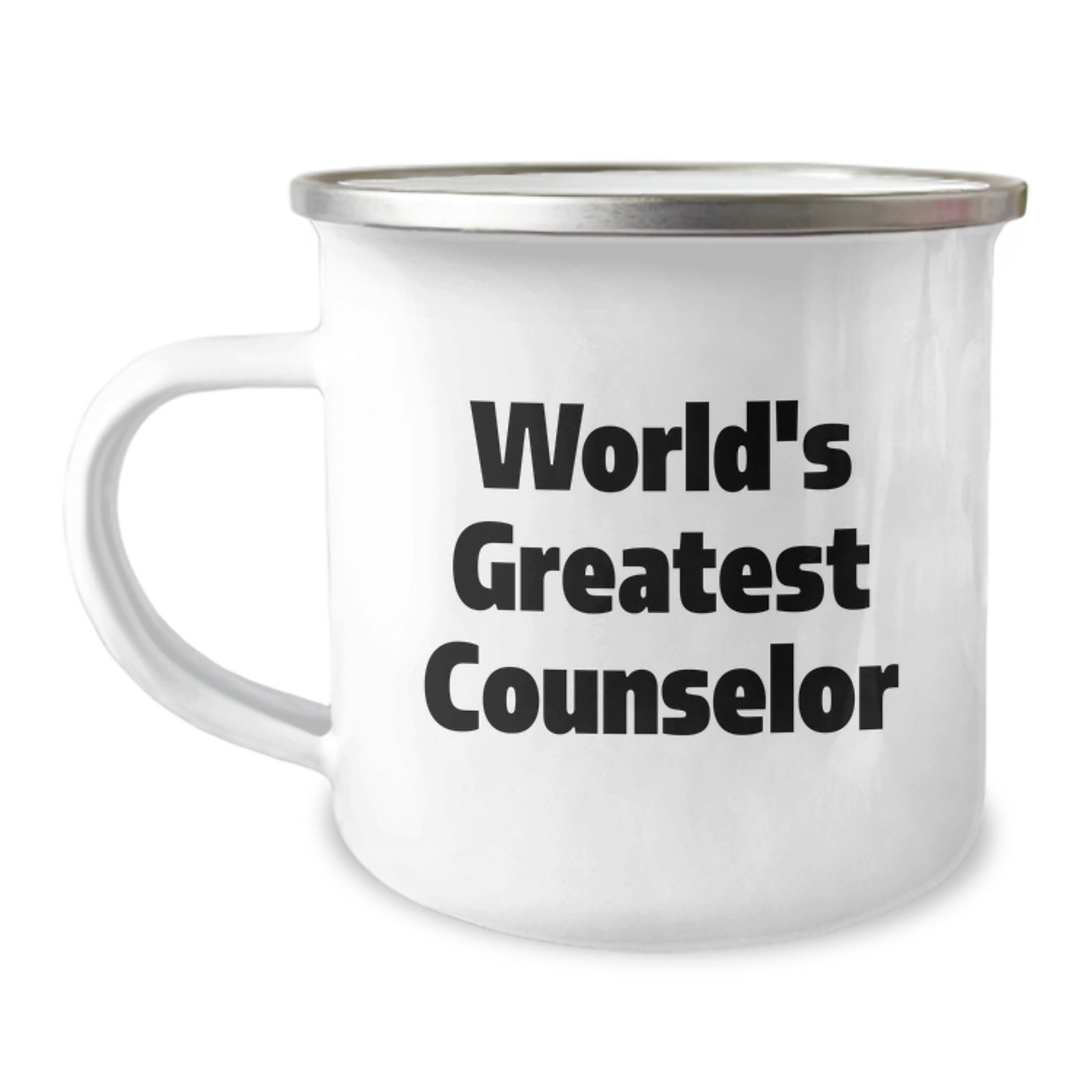 Funny Counselor Gifts from Friends for Graduation Unique Mugs - World's Greatest Counselor Camping Mug for Men Women Coworkers Family - Image 1