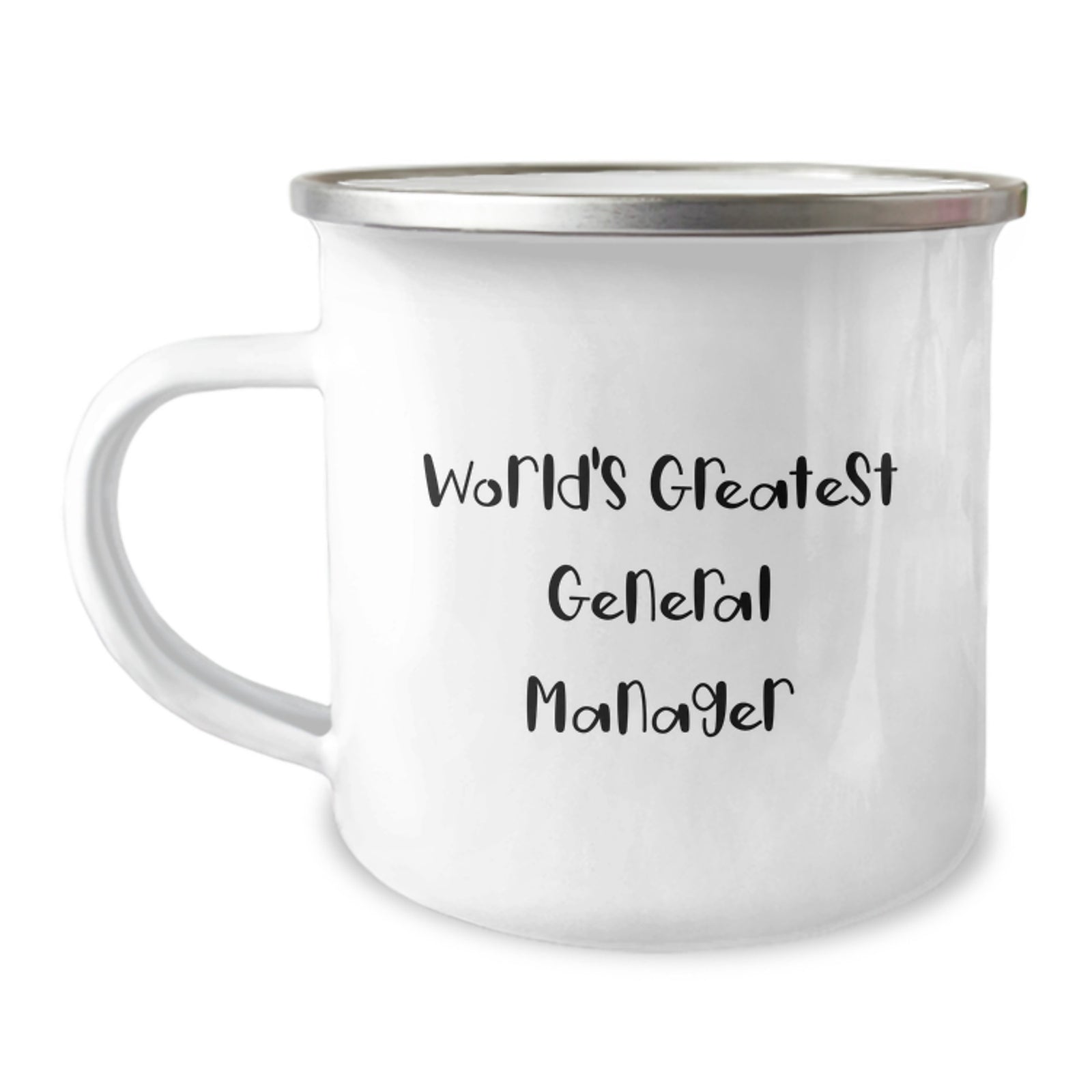 Funny General Manager Gifts for Mom General Manager Camping Mug from Daughter - World's Greatest Quote - Image 1
