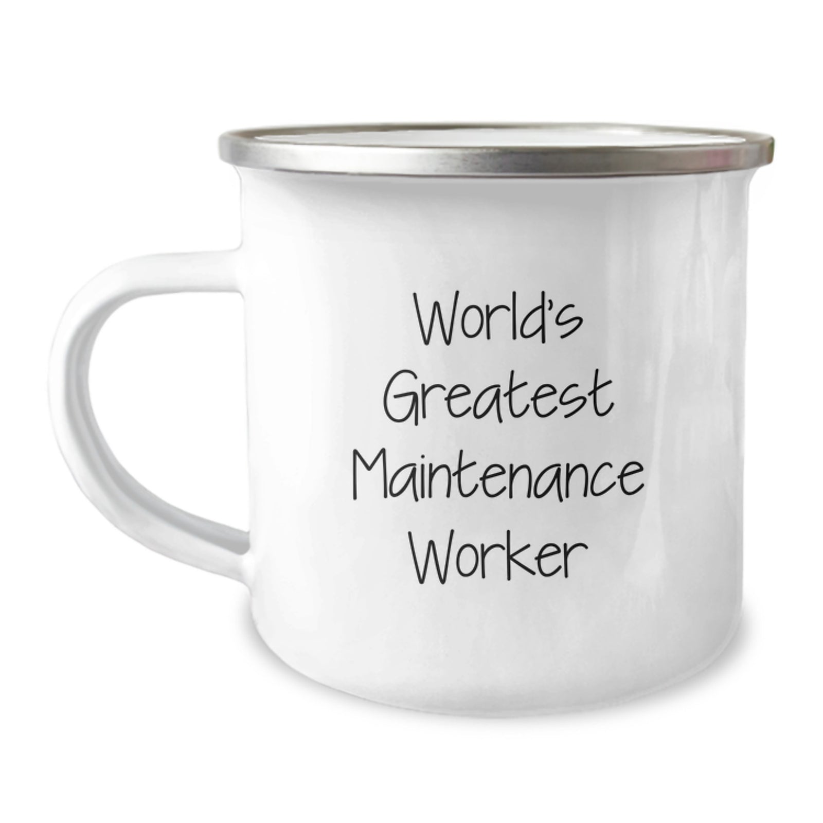 Funny Maintenance Worker Gifts, World's Greatest Mug for Him, Perfect Camping Mug for Graduation Day - Gifts from Family to Maintenance Worker - Image 1