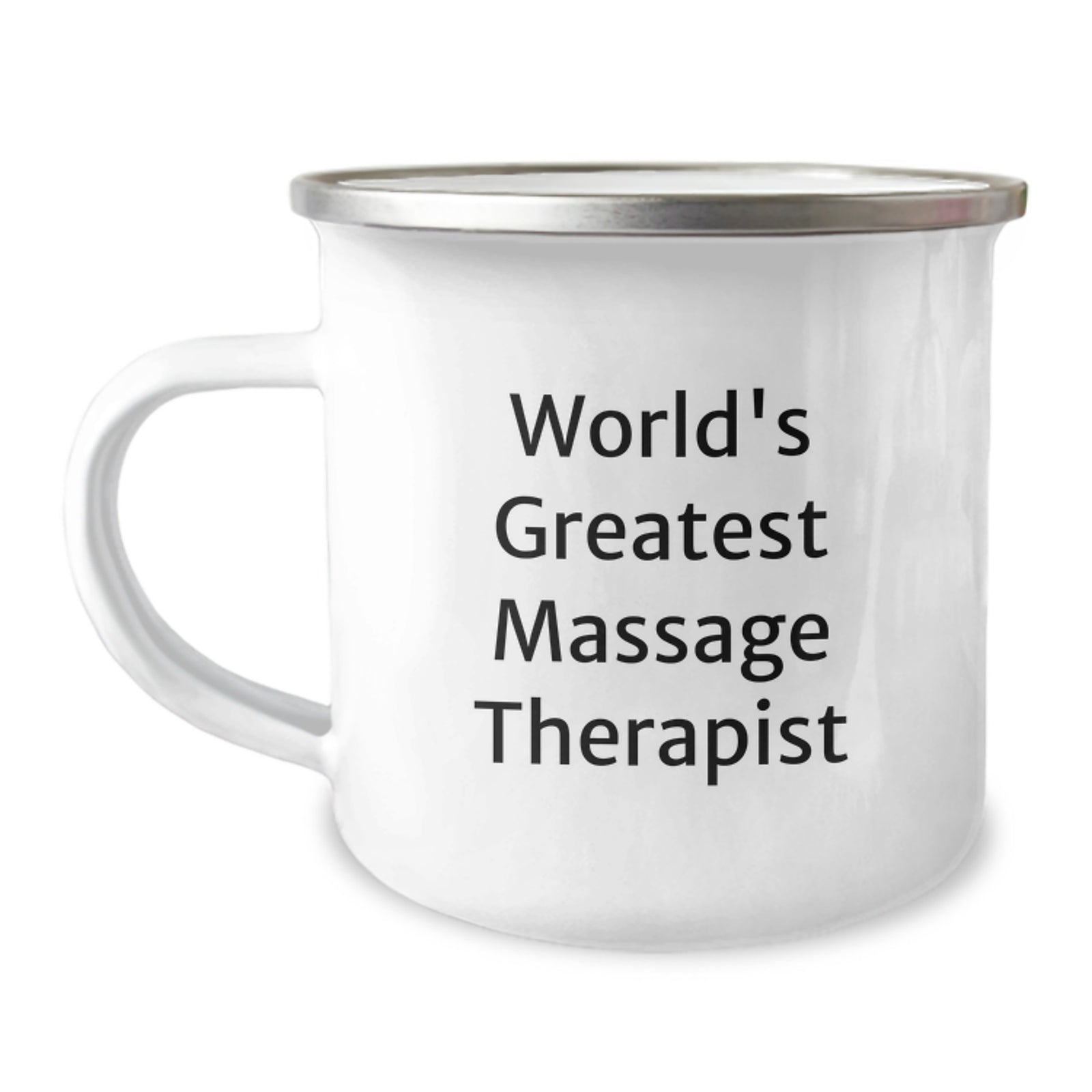 Massage Therapist Gift for Him - World's Greatest Keepsake Camping Mug - Image 1