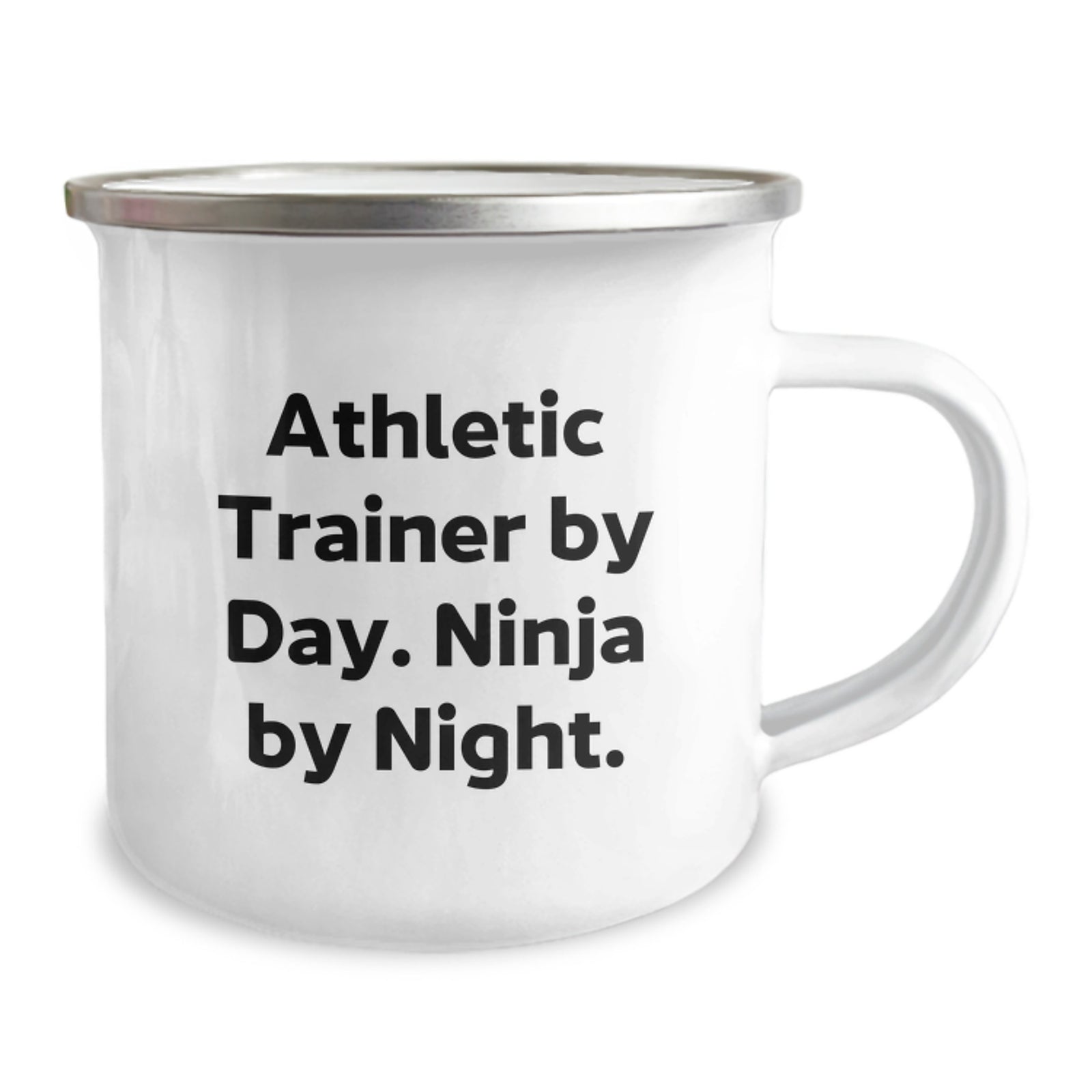 Funny Gifts from Family to Athletic Trainer Men Graduation Unique Mugs - 'Athletic Trainer By Day. Ninja By Night.' - Image 2