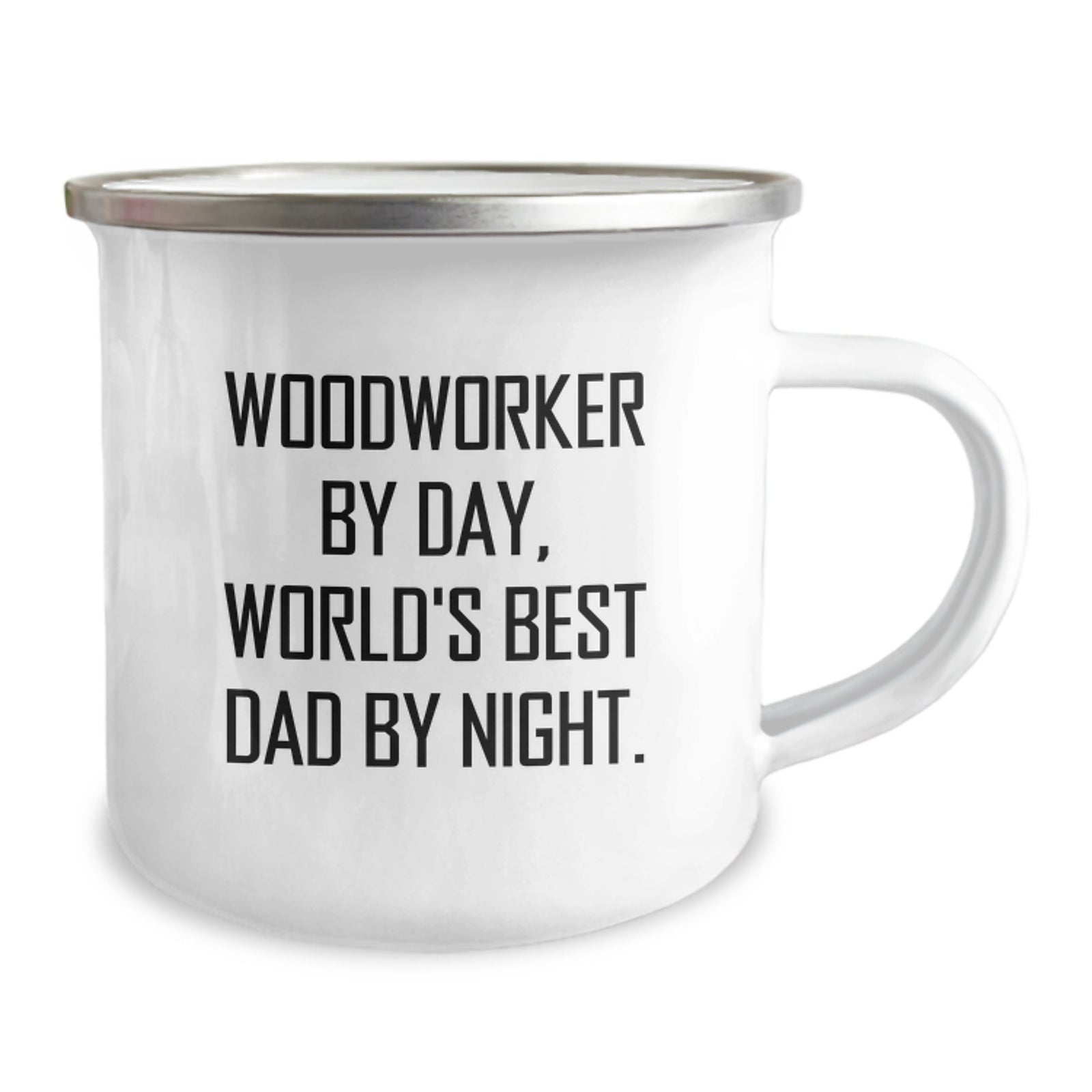 Woodworker Gifts from Men, Funny Camping Mug for Woodworker By Day, World's Best Dad By Night. Graduation Unique Gifts - Image 2