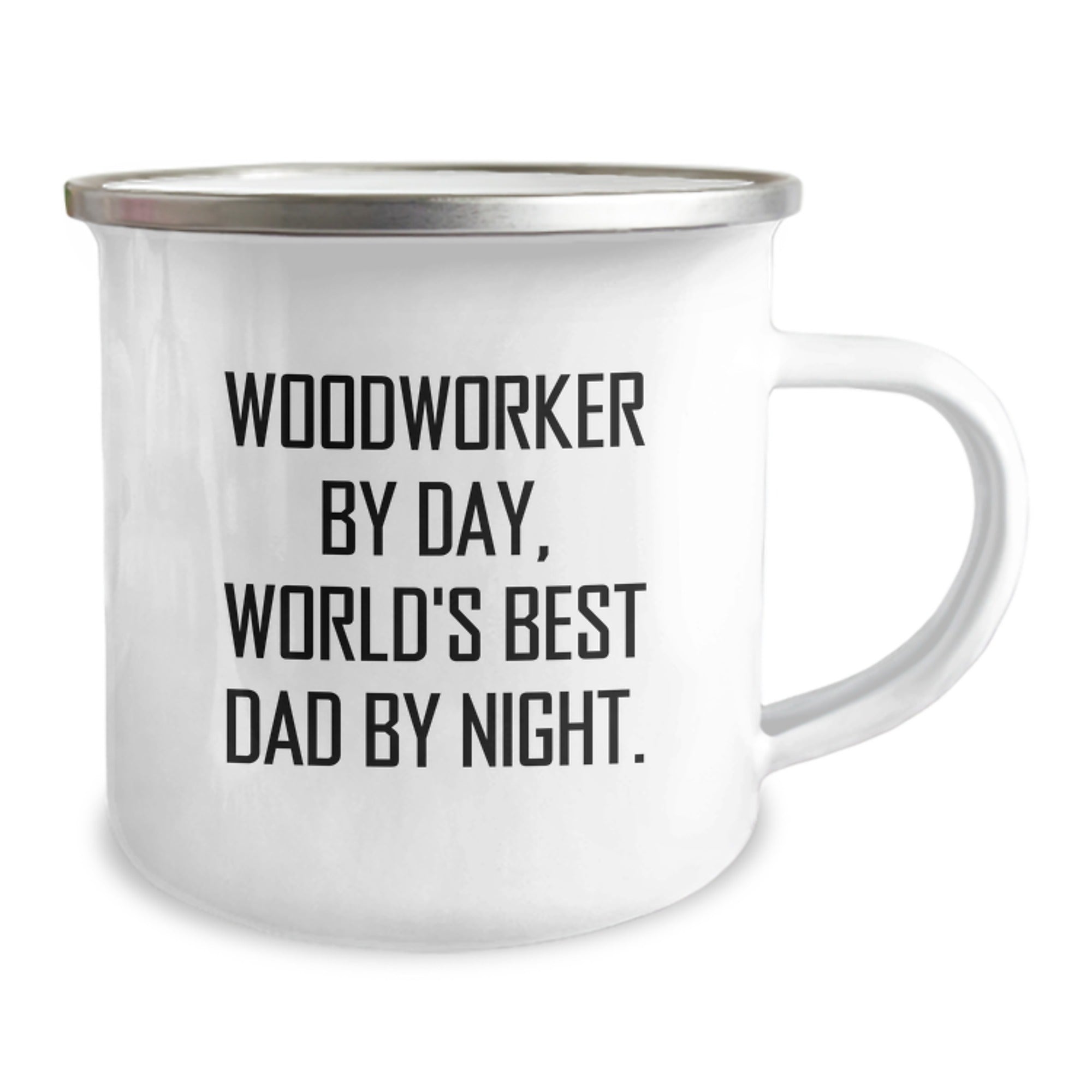 Woodworker Gifts from Men, Funny Camping Mug for Woodworker By Day, World's Best Dad By Night. Graduation Unique Gifts - Image 2