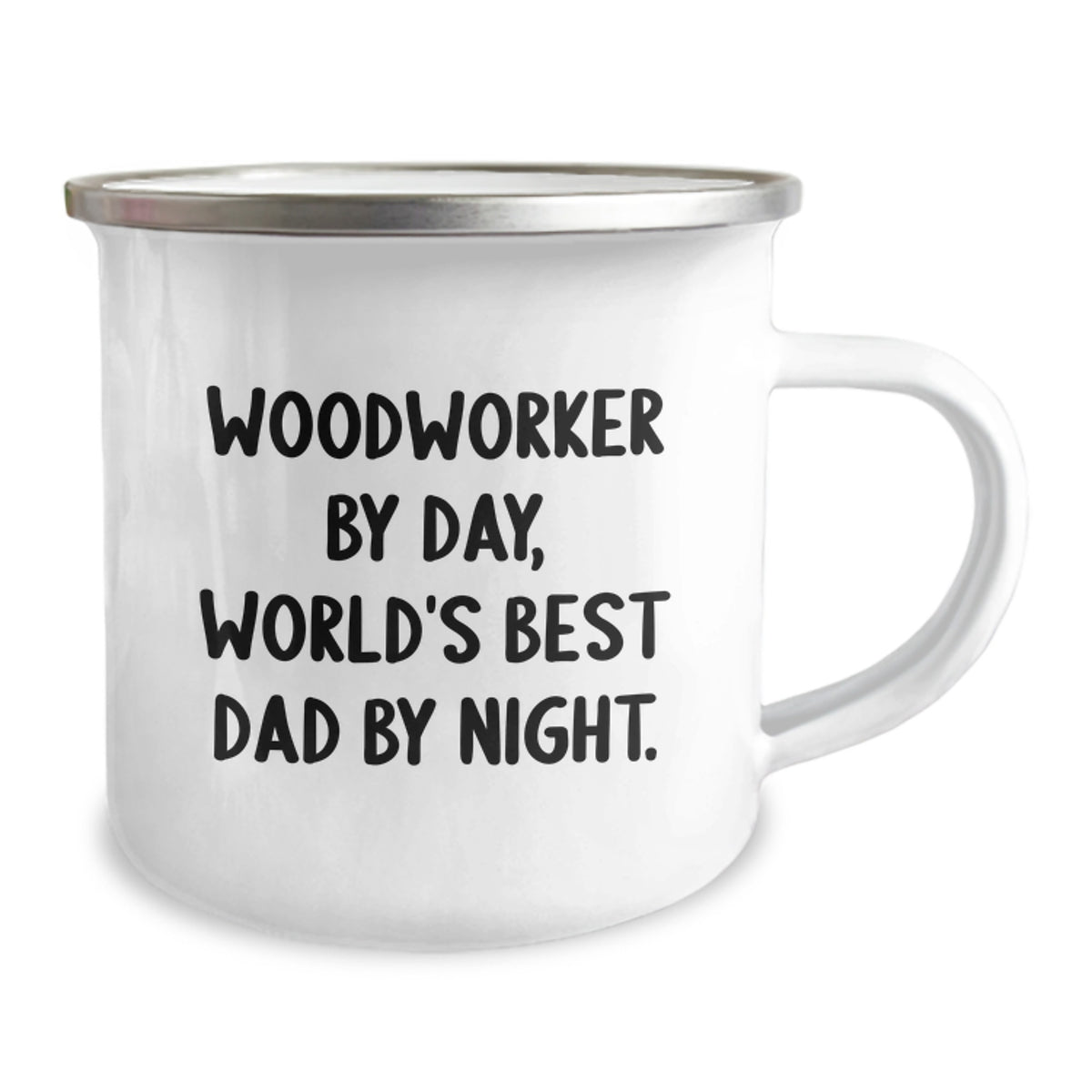 Woodworker Gifts from Dad, Funny Camping Mug for Woodworker By Day, World's Best Dad By Night. Graduation Unique Gifts - Image 2