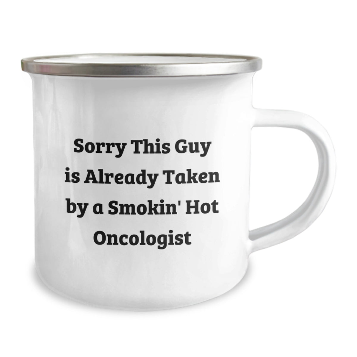 Oncologist Gifts from Friends, Funny Camping Mug for Smokin' Hot Oncologist Graduation Unique Gifts - Image 2