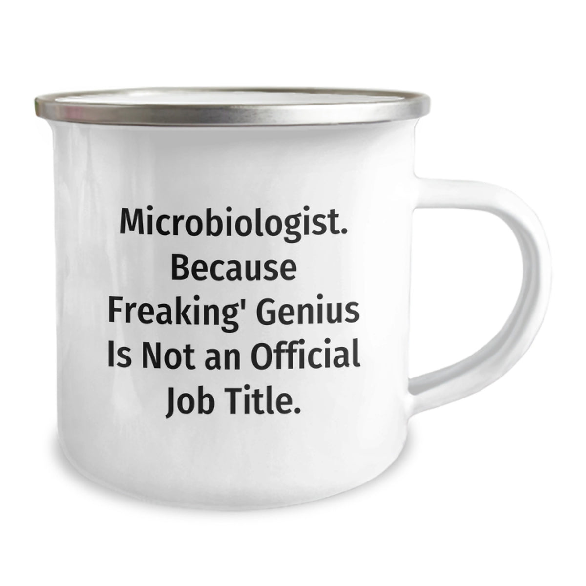 Funny Microbiologist Gifts for Mom, Unique Camping Mug with 'Microbiologist. Because Freaking' genius Is Not An Official Job Title.' Quote, Perfect for Mother's Day from Family - Image 2