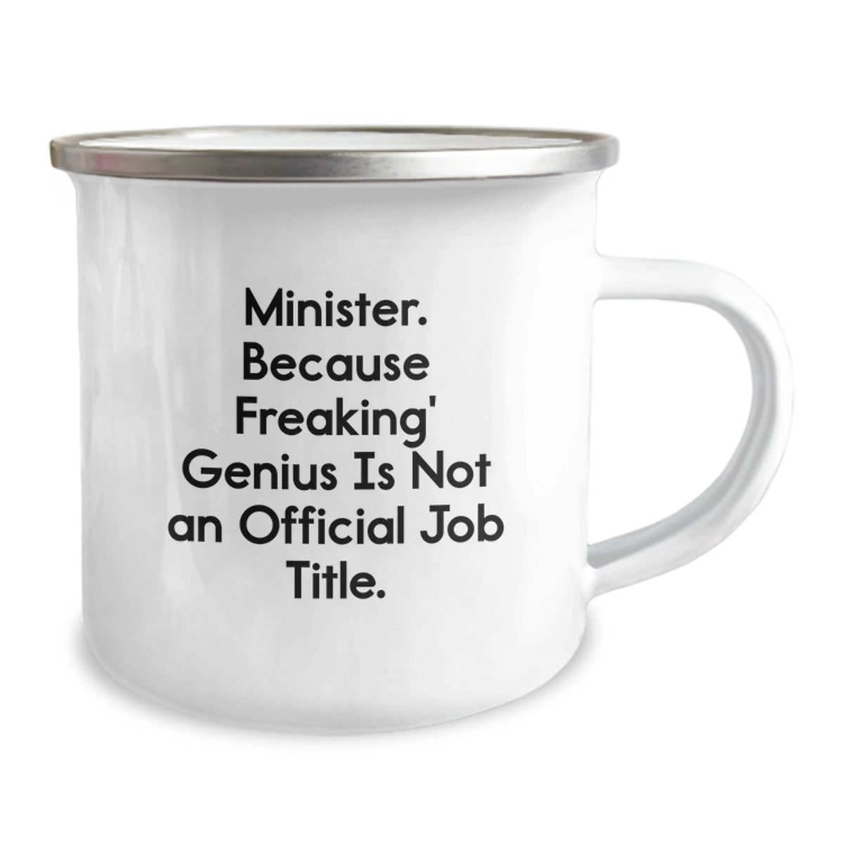 Funny Minister Quotes Camping Mug, Gifts from Friends and Family for Minister on Valentine's, Unique Camping Mug with Minister Sayings - Image 2
