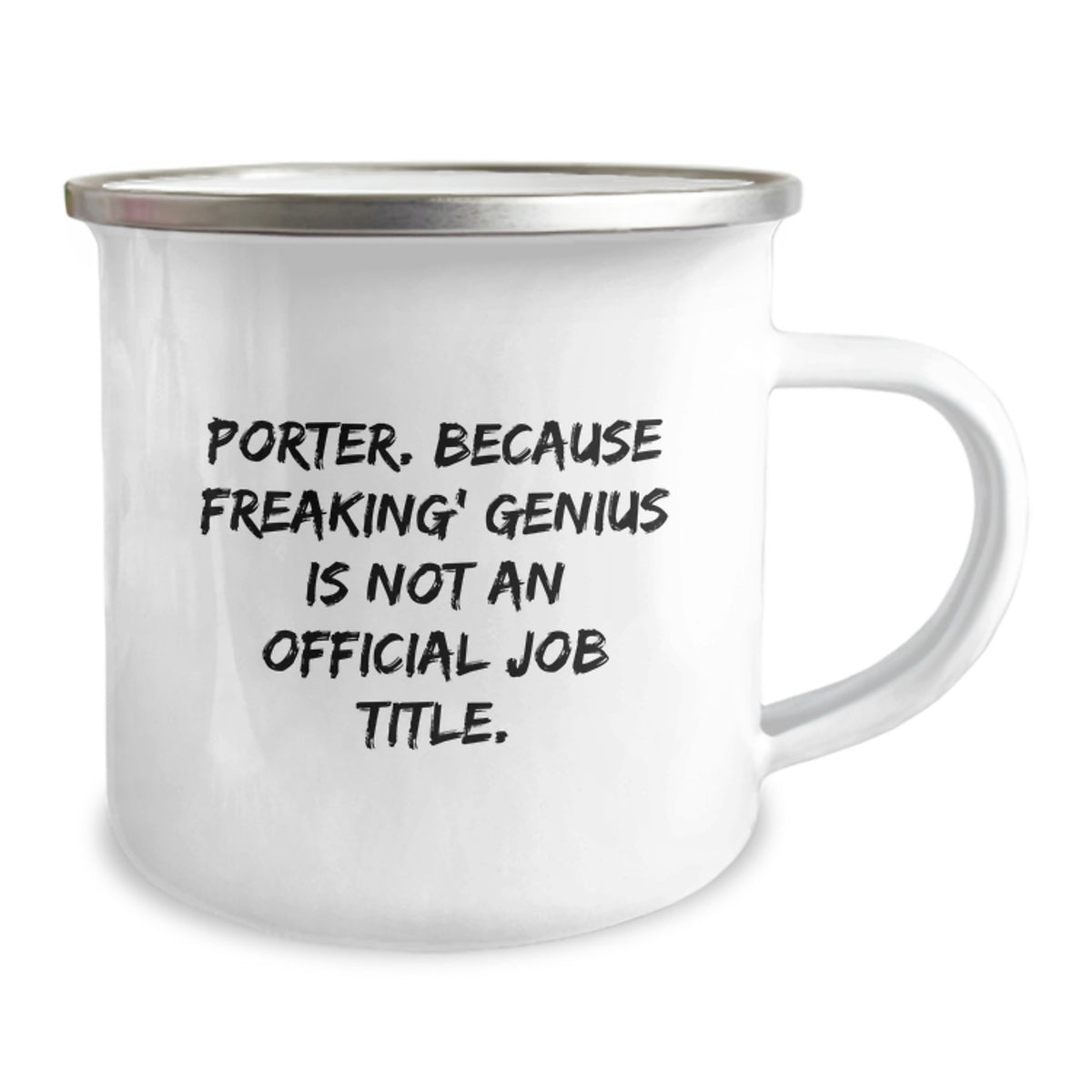 Porter Keepsake Camping Mug Birthday Gift for Him Stainless Steel 12oz - Image 2