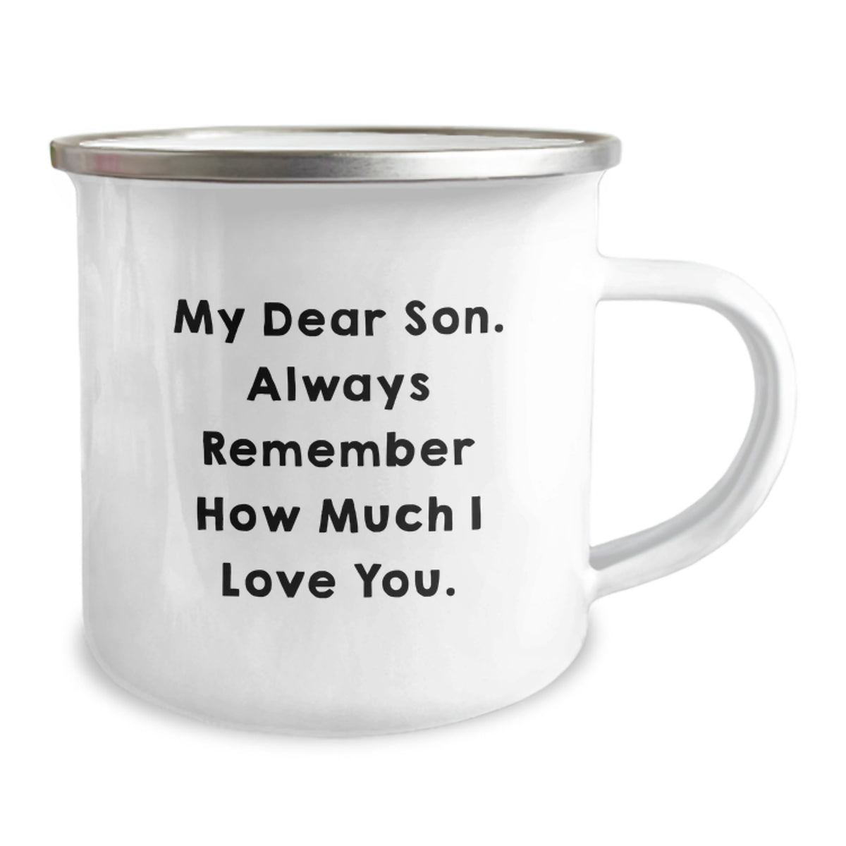 Gifts from Mom to Son Inspiring Graduation Unique Son Gifts Son Camping Mug with 'My Dear Son' - Image 2