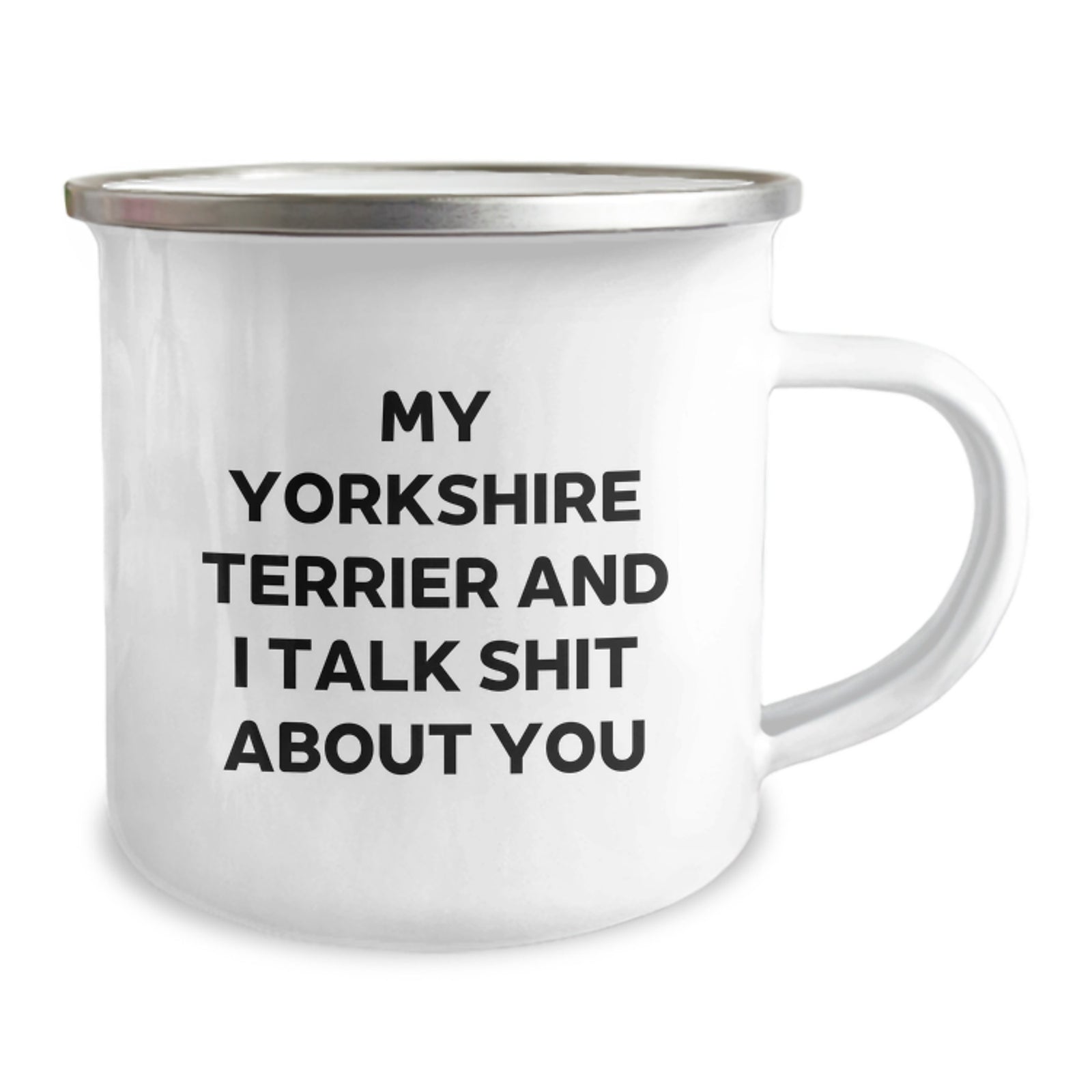 Yorkshire Terrier Keepsake Camping Mug Birthday Gift for Him Deluxe - Image 2
