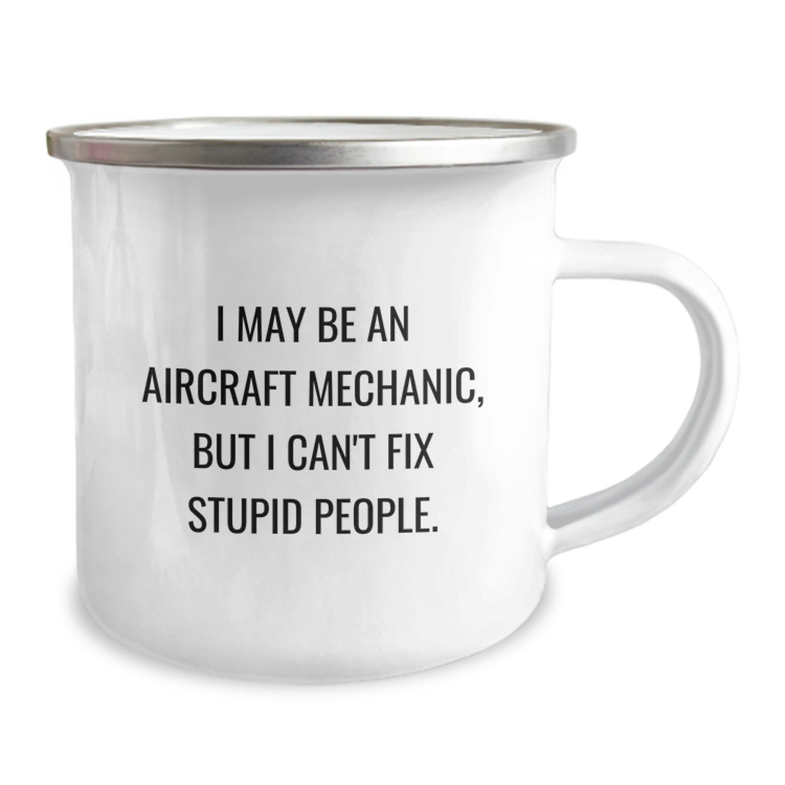Sassy Aircraft Mechanic Novelty Camping Mug Birthday Gift for Friends - Image 2