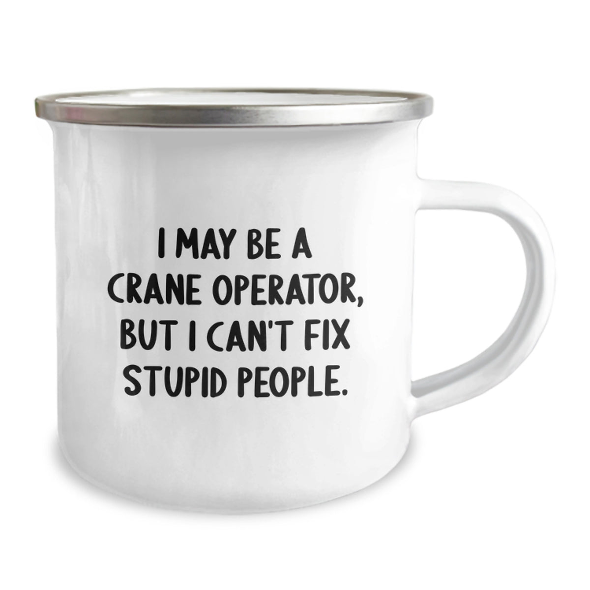 Crane Operator Gift for Him - Witty Keepsake Camping Mug - Image 2