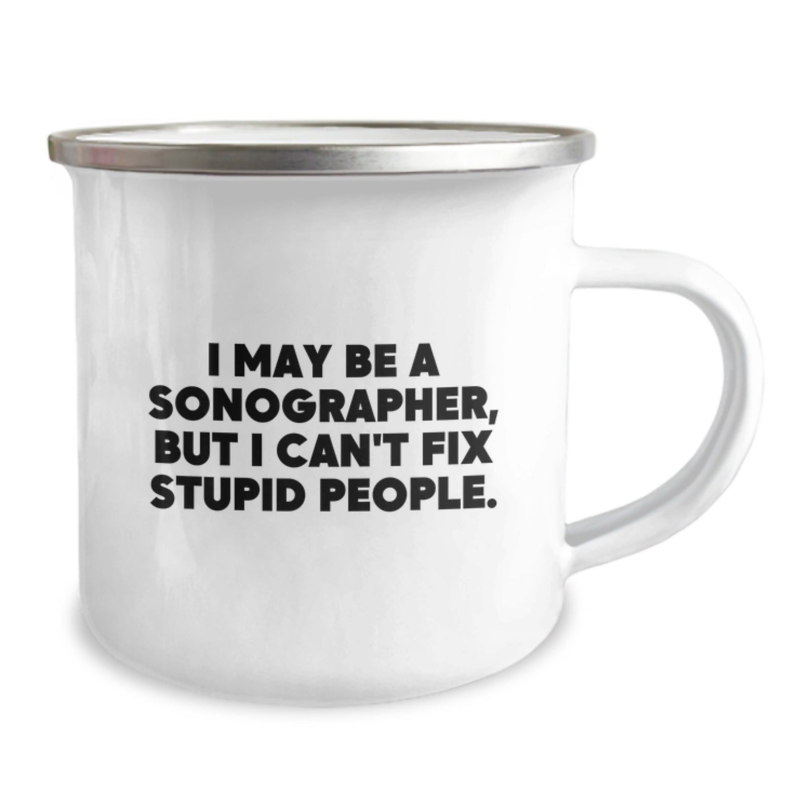 Sonographer Keepsake Gift for Him - Witty Quote Mug - Image 2