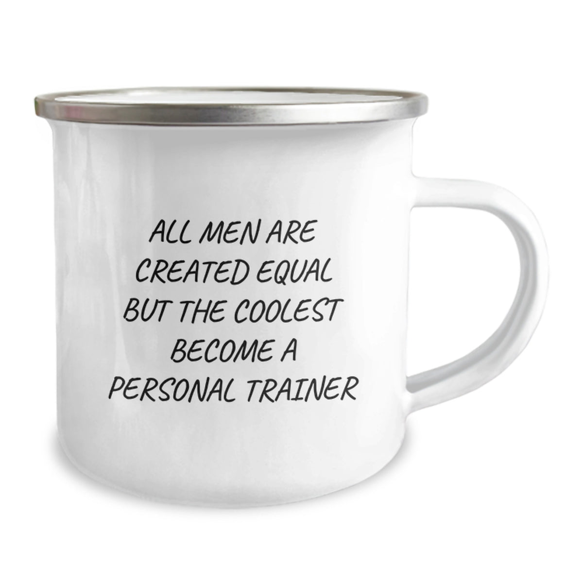 Funny Personal Trainer Gifts from Men to Personal Trainer Friends for Christmas Unique Mugs - All Men Are Created Equal But The Coolest Become A Personal Trainer - Image 2