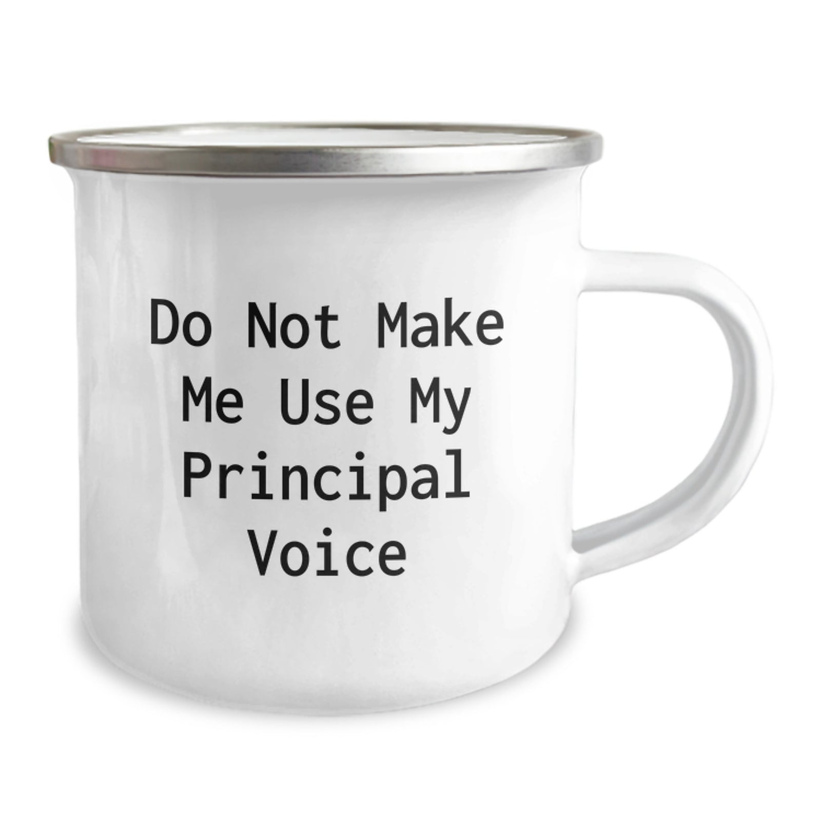 Christmas Gift for Her A Playful Principal Voice Camping Mug Present - Image 2