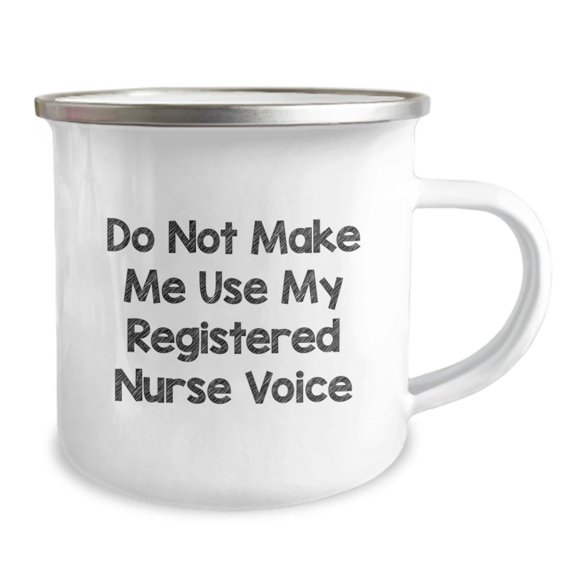 Graduation Unique Gifts for Registered Nurses, Funny Camping Mugs for Men, Women, Friends from Family - Do Not Make Me Use My Registered Nurse Voice - Image 2