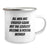 Funny Postal Worker Gifts from Friends for Birthday - 'All Men Are Created Equal But The Coolest Become A Postal Worker' Quote Ceramic Camping Mug - Image 2