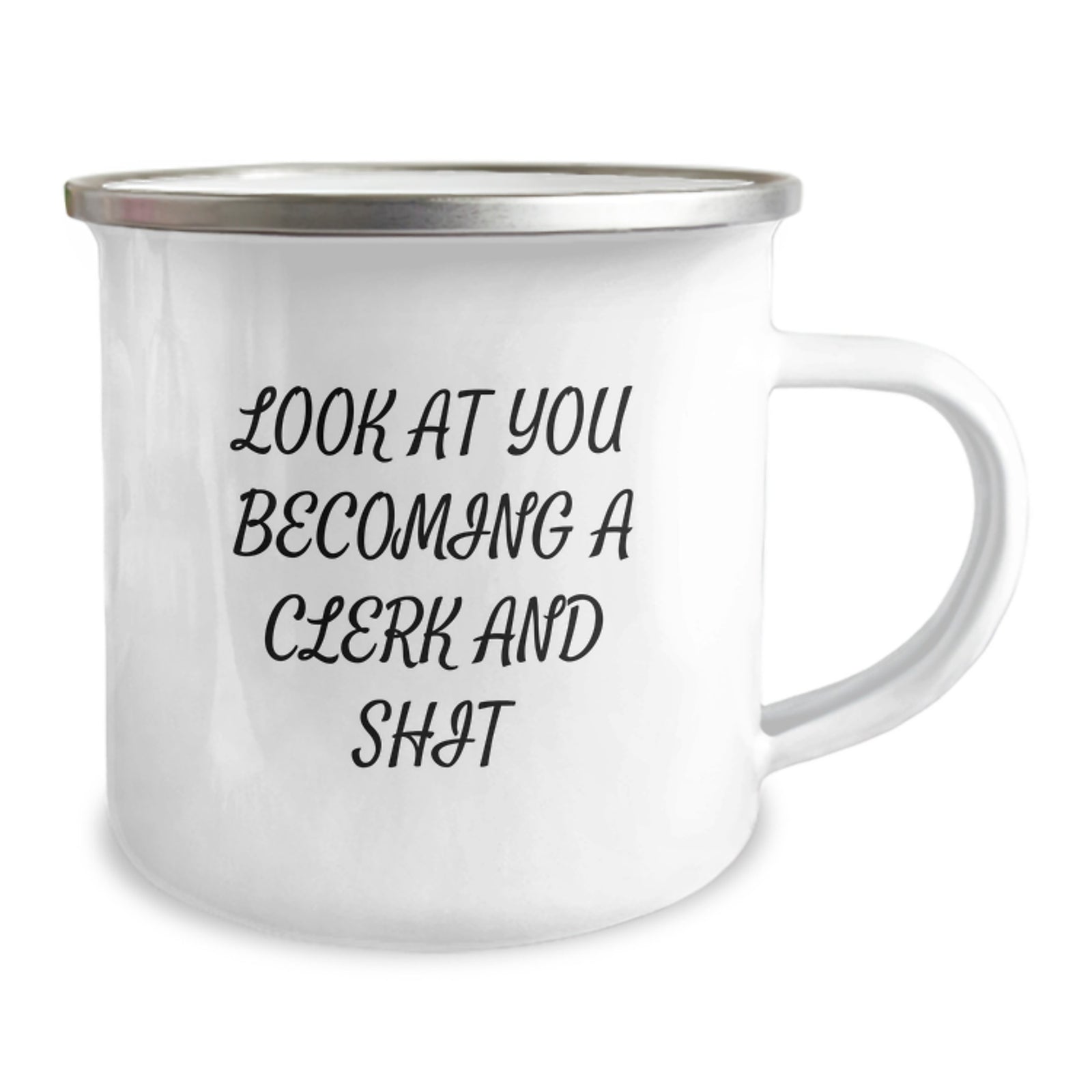 Clerk Camping Mug Gift for Him - A Humorous Keepsake and Shit - Image 2
