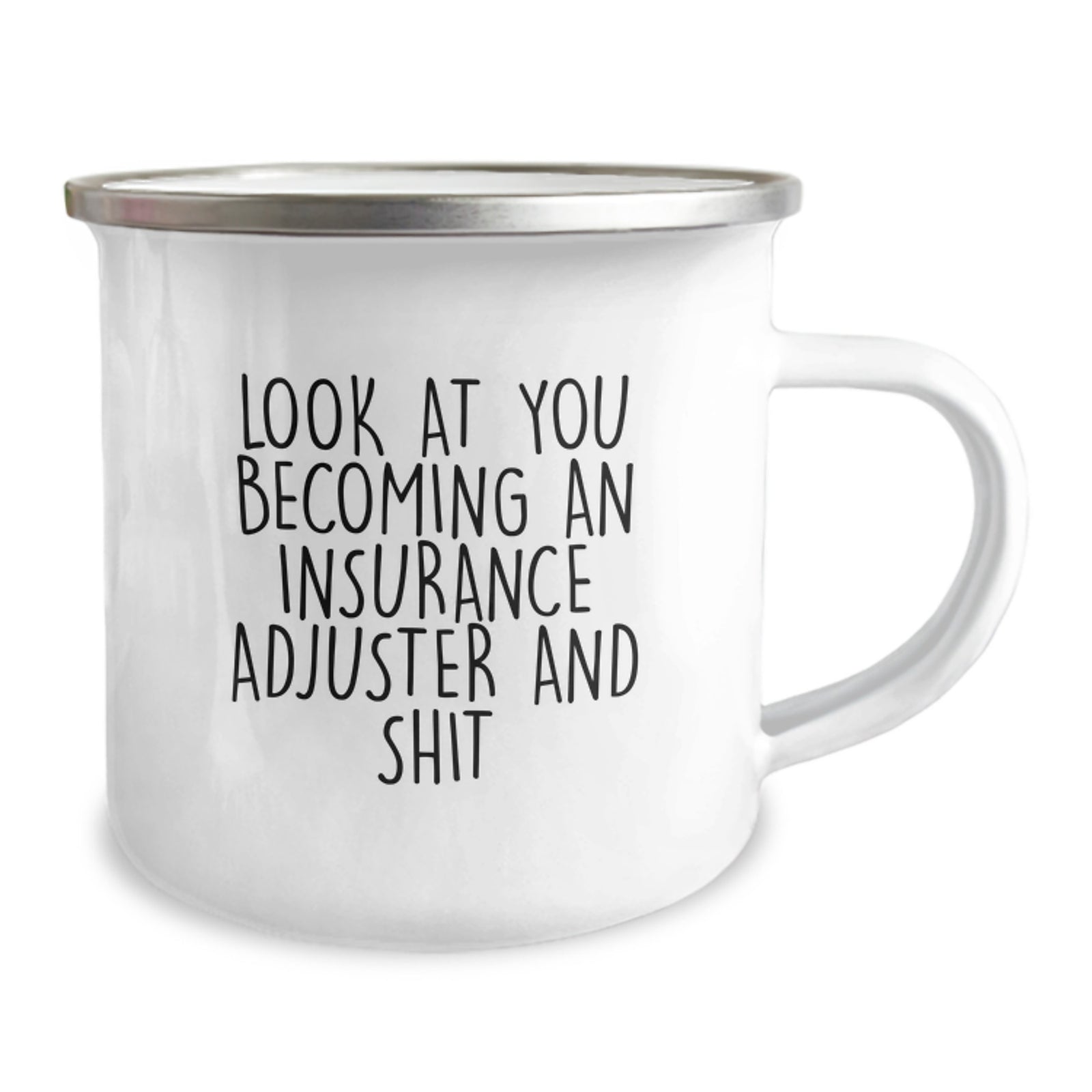 Insurance Adjuster Gift for Him - A Humorous Keepsake Camping Mug - Image 2