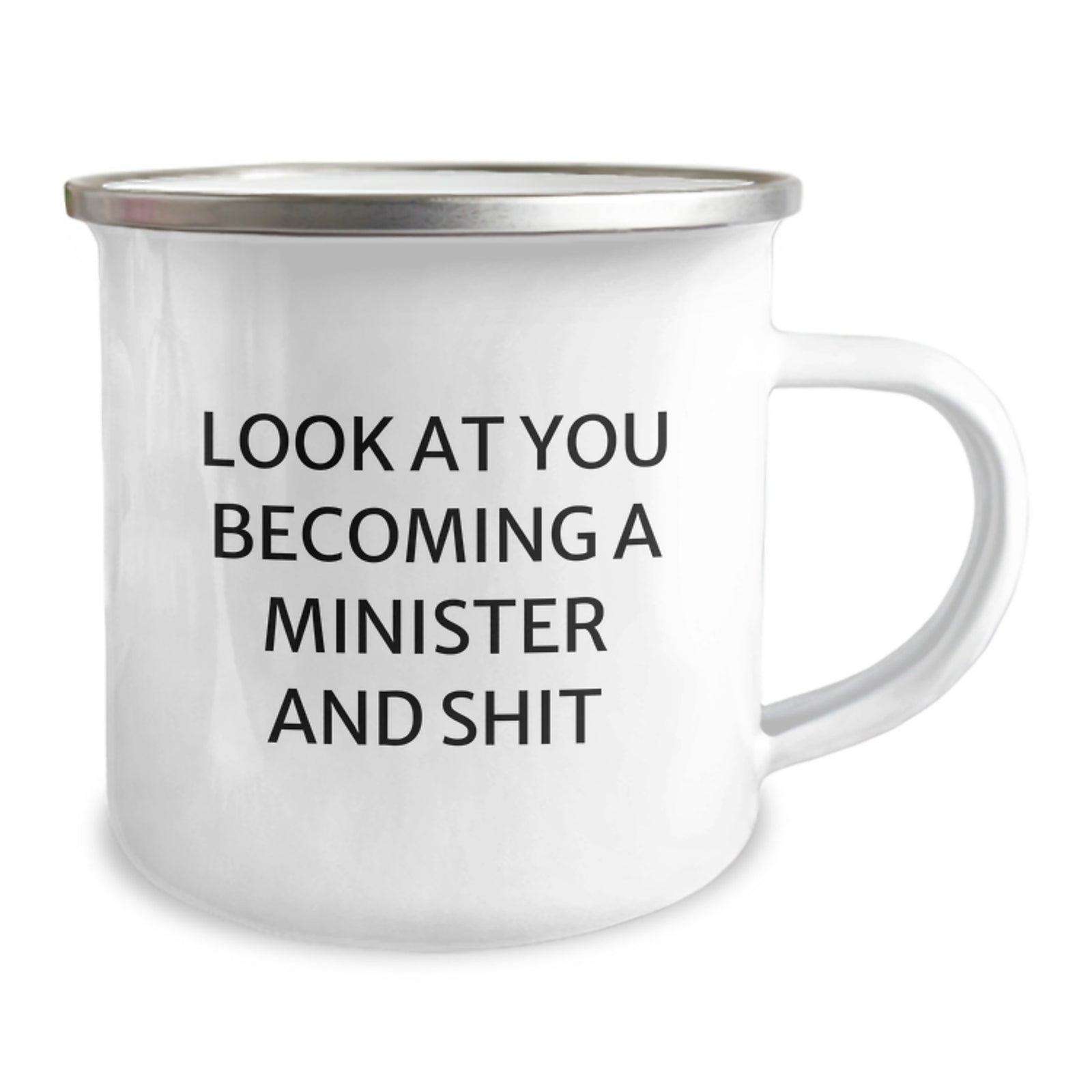 Funny Minister Gifts for Him, Minister Camping Mug, Insulting Graduation Unique Gifts from Men to Minister Friends - Image 2