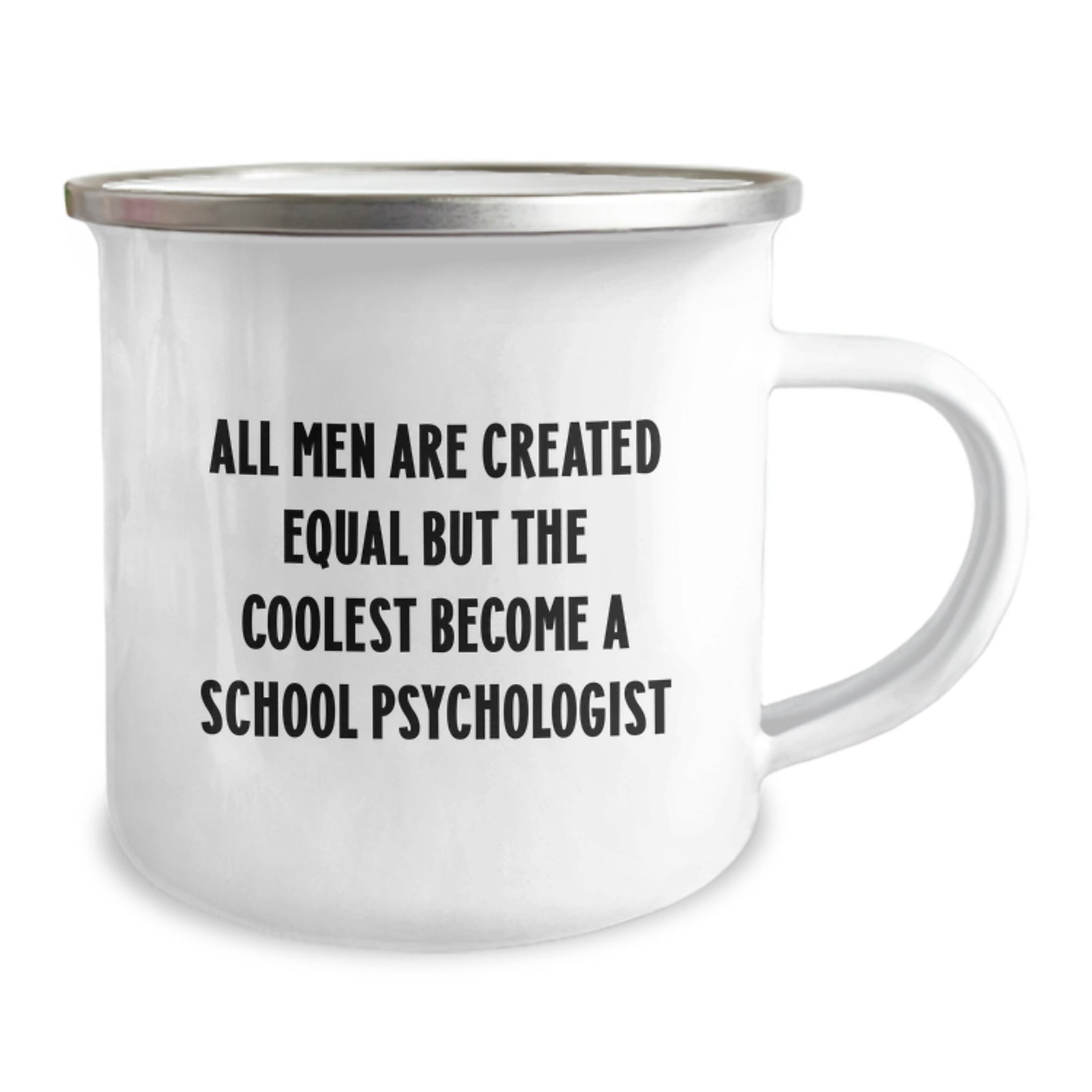 Funny School Psychologist Gifts for Men, Camping Mug for Christmas Unique Presents from Family to Men Becoming School Psychologists - Image 2