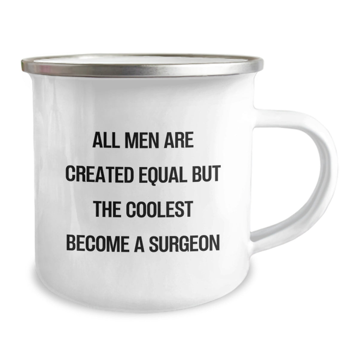 Funny Gifts from Friends for Surgeon Men - 'All Men Are Created Equal But The Coolest Become A Surgeon' Christmas Unique Gifts for Him - Image 2