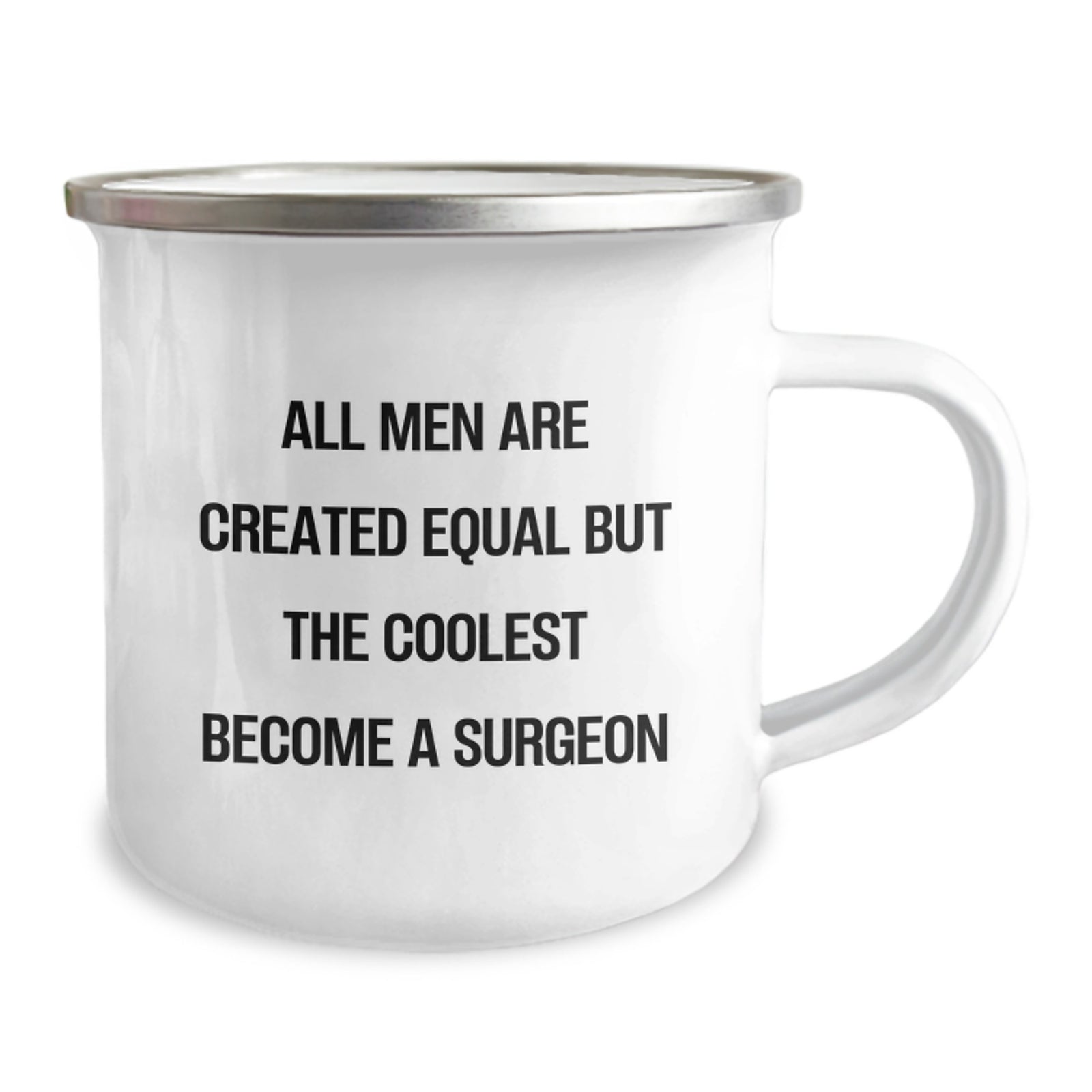 Funny Gifts from Friends for Surgeon Men - 'All Men Are Created Equal But The Coolest Become A Surgeon' Christmas Unique Gifts for Him - Image 2