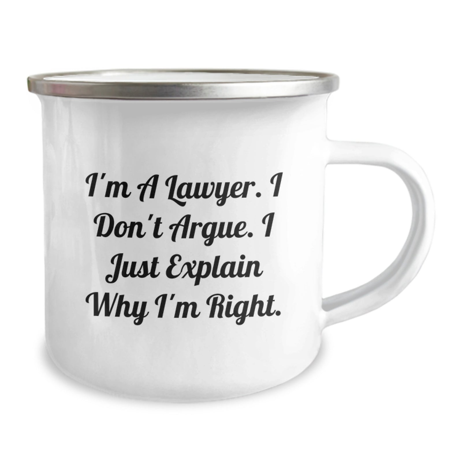 Funny Lawyer Gifts for Men - I'm A Lawyer, Gifts from Friends, Camping Mug for Lawyer Graduation Unique Gifts - Image 2