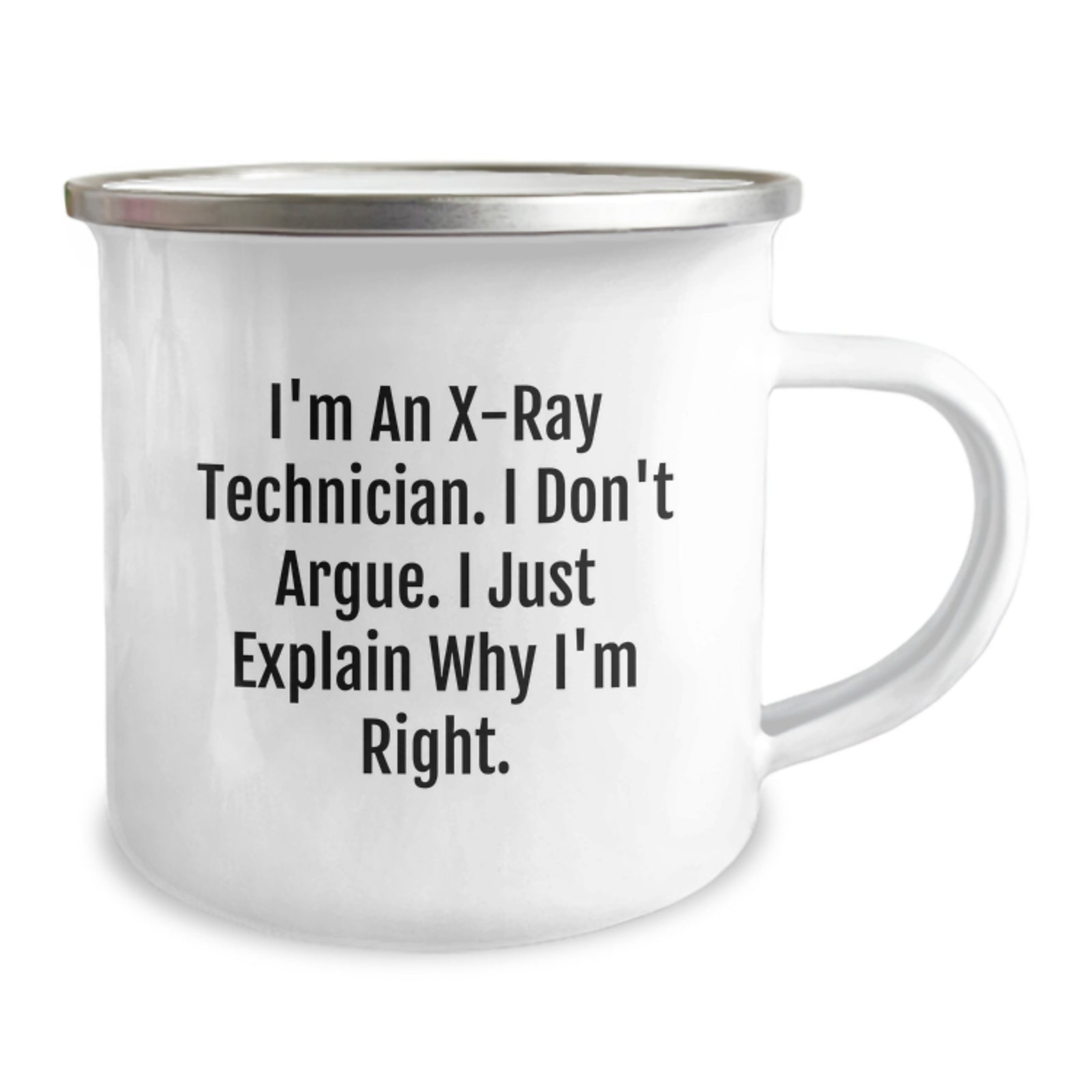 Christmas Gift for Her X-Ray Technician Camping Mug - A Confident - Image 2