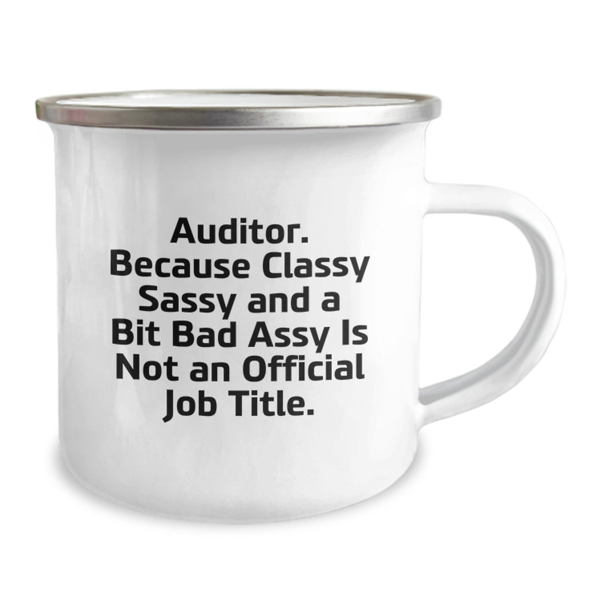 Funny Auditor Gifts for Him, Valentine's Unique Camping Mug with Sassy Quote, Gifts from Men to Auditor Friends and Family - Image 2