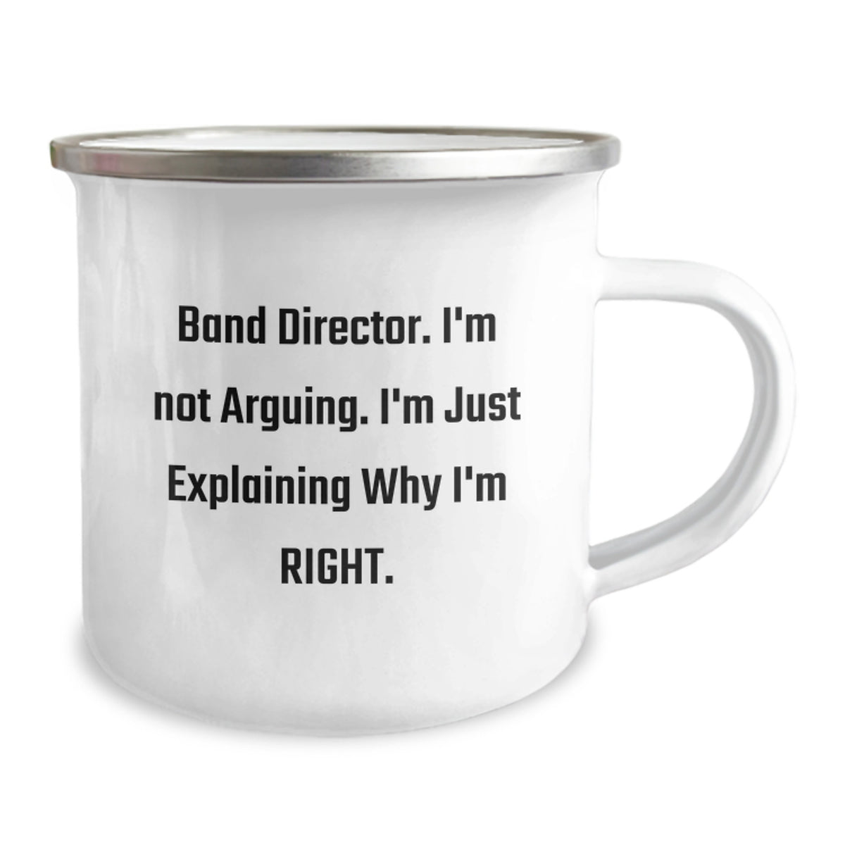 Band Director Camping Mug Keepsake Birthday Gift for Him Stainless - Image 2