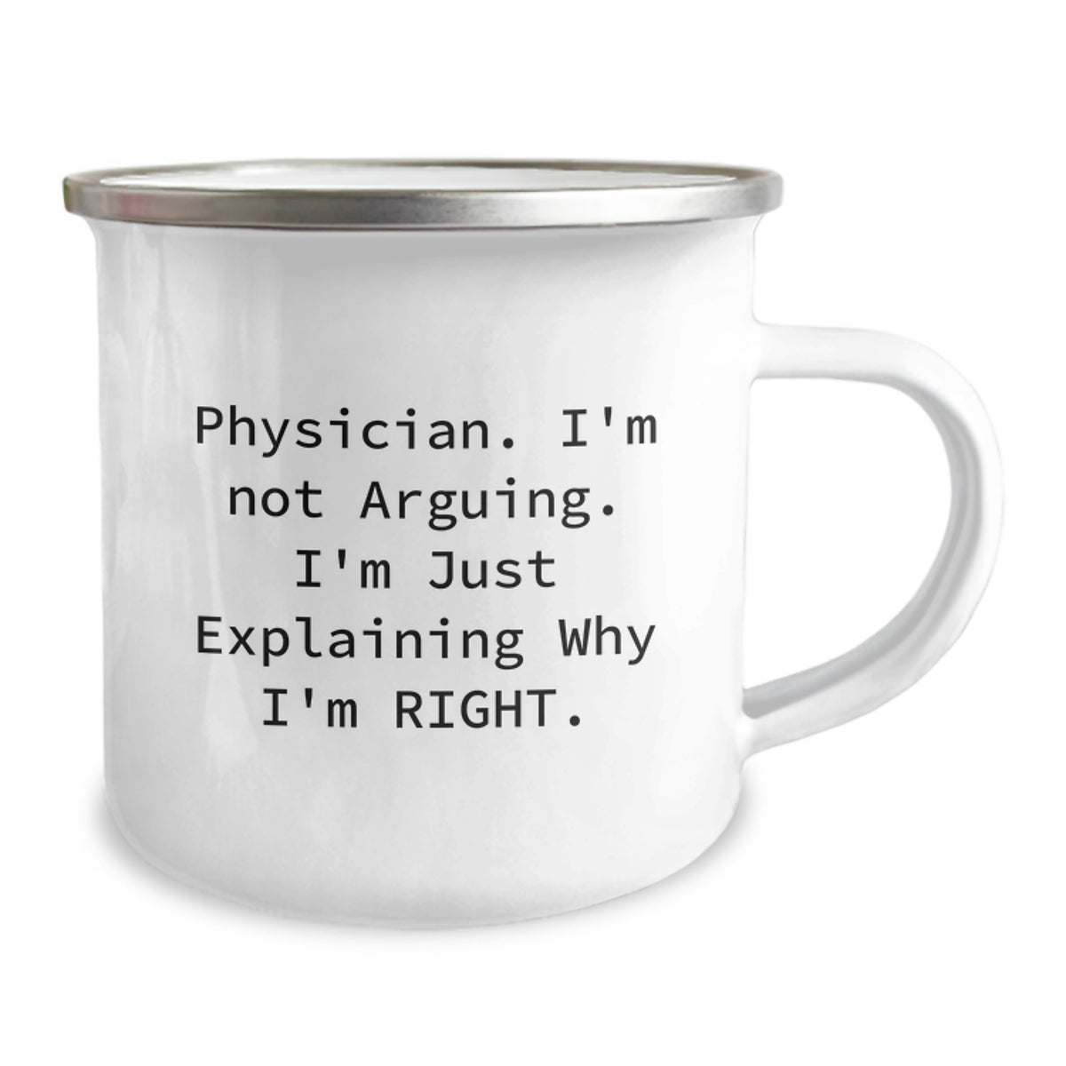 12oz Camping Mug for Physician Companion Birthday Gift Best Friend - Image 2