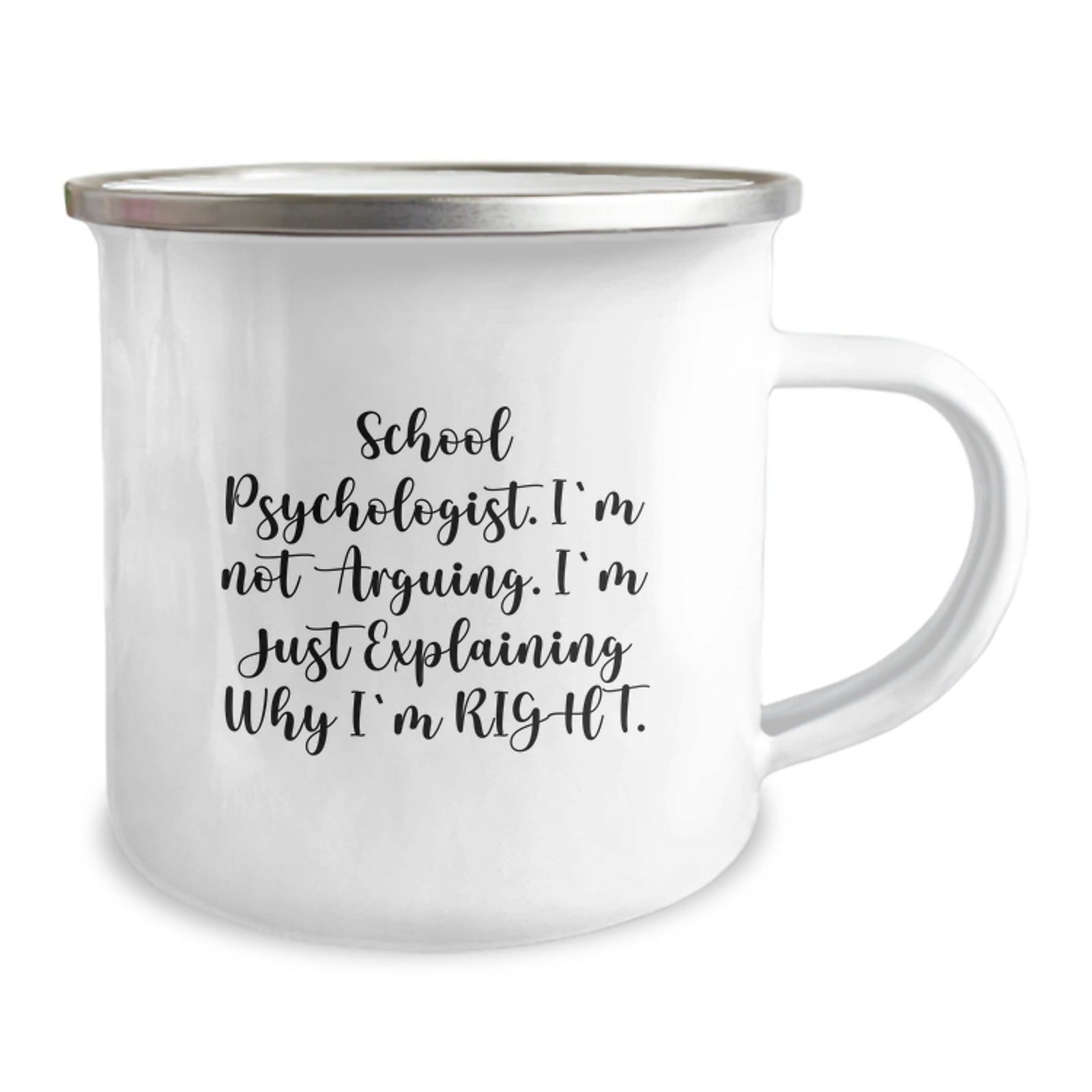 School Psychologist Camping Mug Keepsake for Him Christmas Gift - Image 2